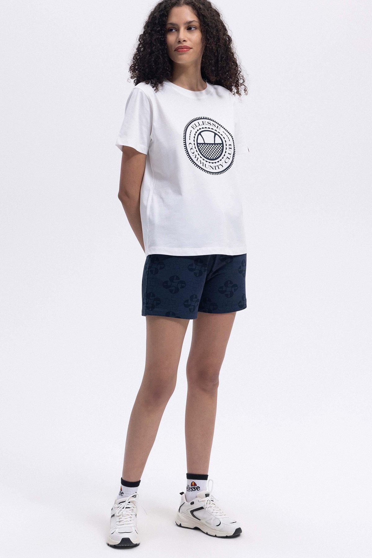 Ellesse Kadın Tişört Ef444-Of Ekru