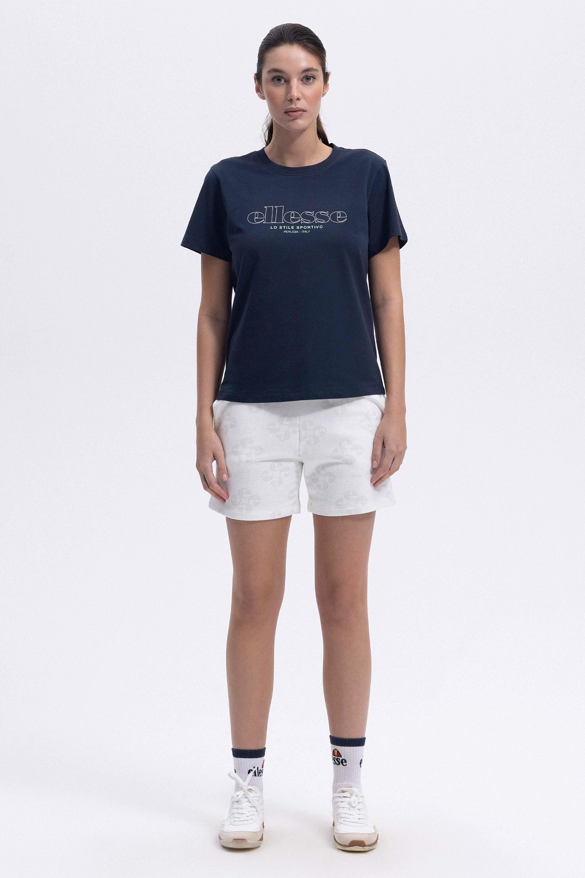Ellesse Kadın Tişört Ef445-Nv Lacivert