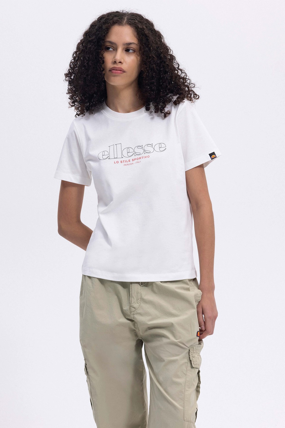 Ellesse Kadın Tişört Ef445-Of Ekru