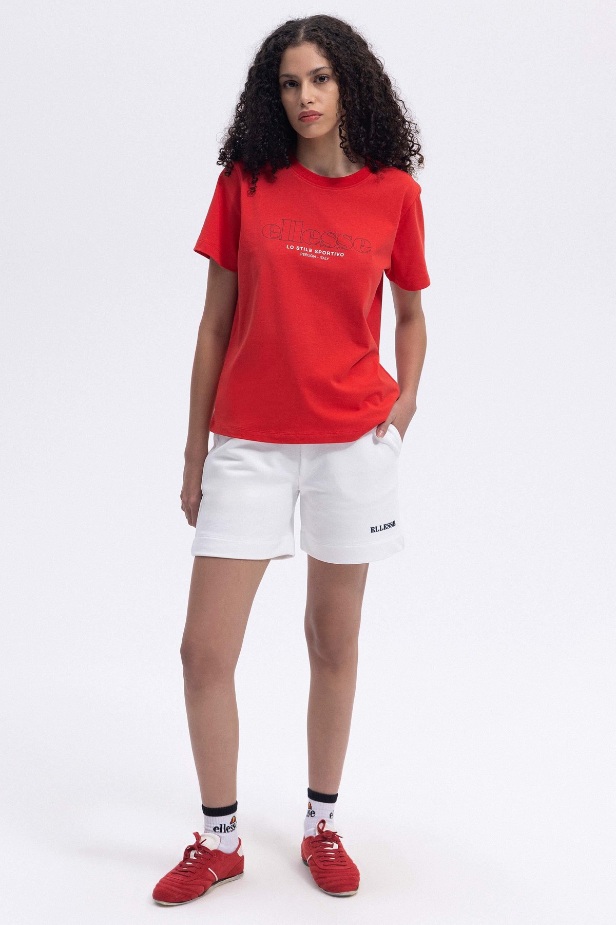 Ellesse Kadın Tişört Ef445-Rd Kırmızı