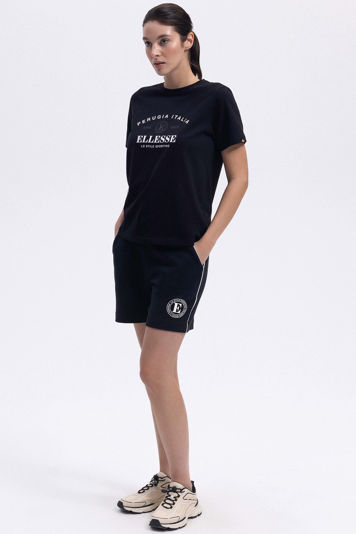 Ellesse Kadın Tişört Ef446-Bk Siyah