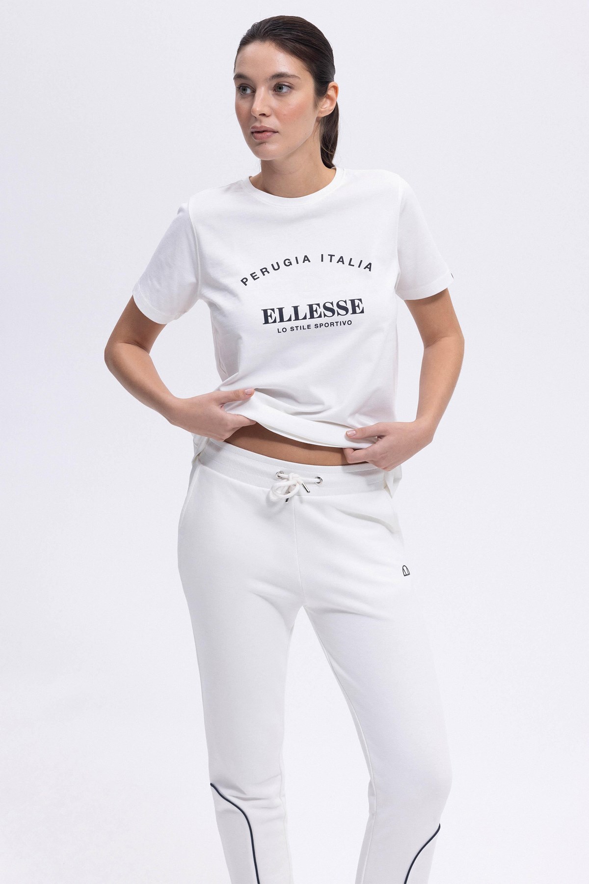 Ellesse Kadın Tişört Ef446-Of Ekru