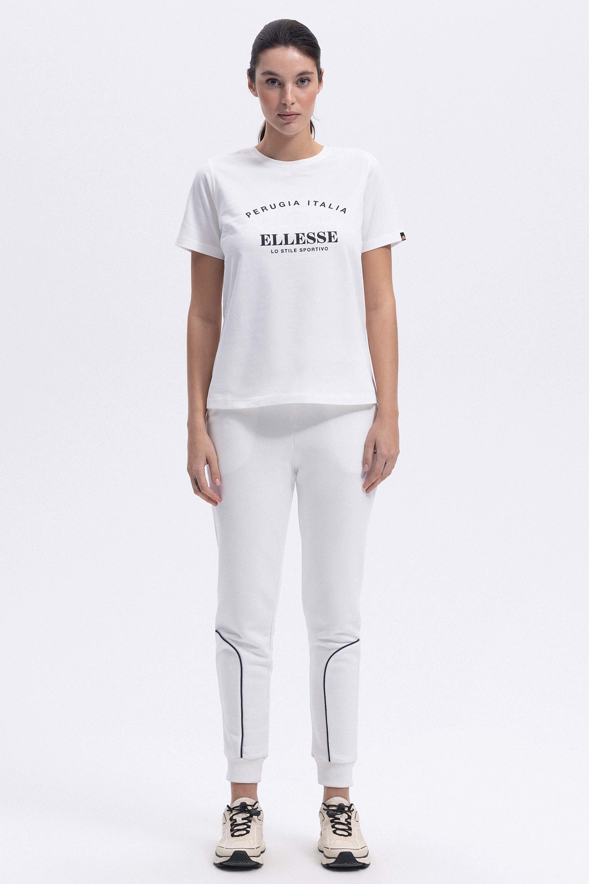 Ellesse Kadın Tişört Ef446-Of Ekru