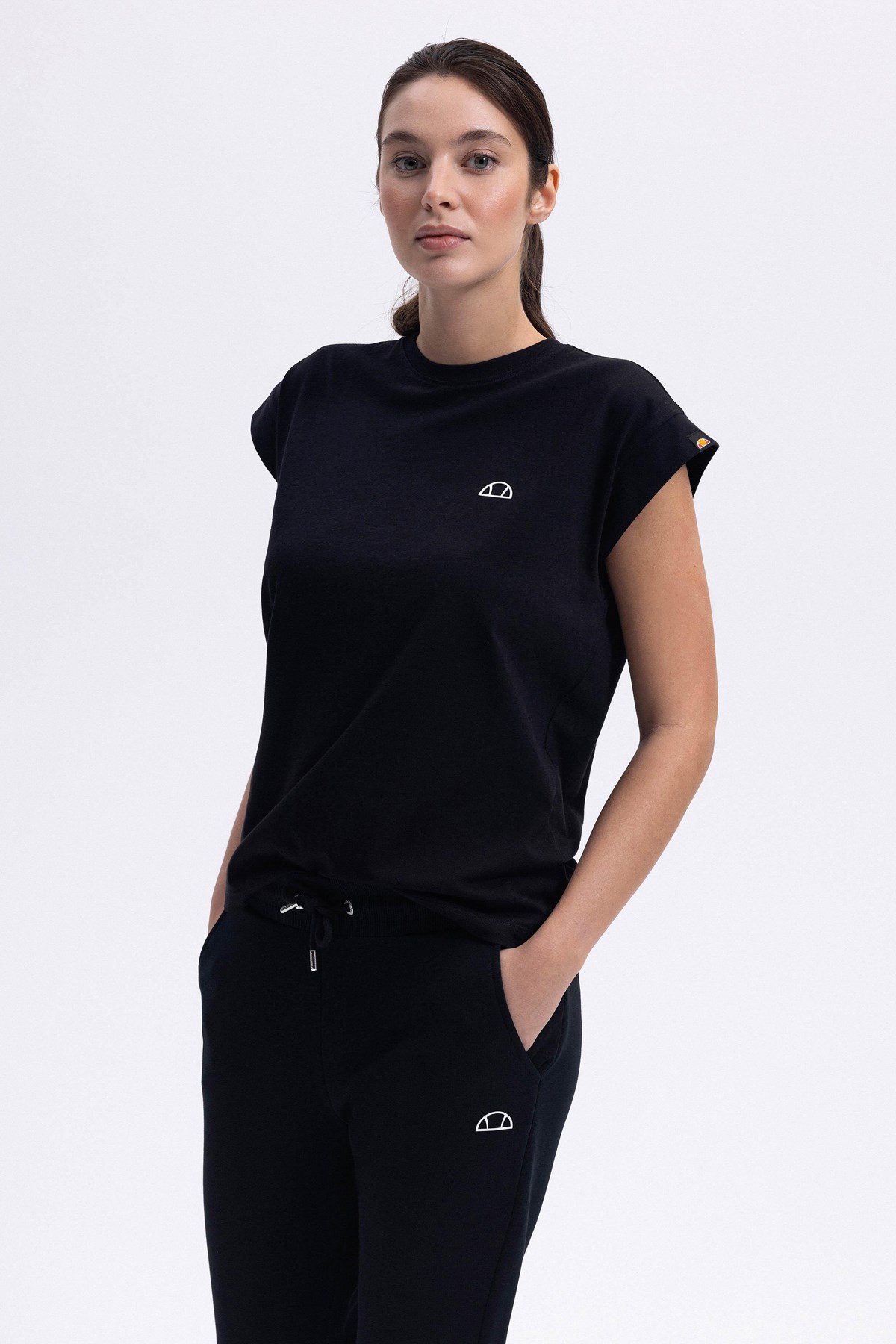 Ellesse Kadın Tişört Ef450-Bk Siyah