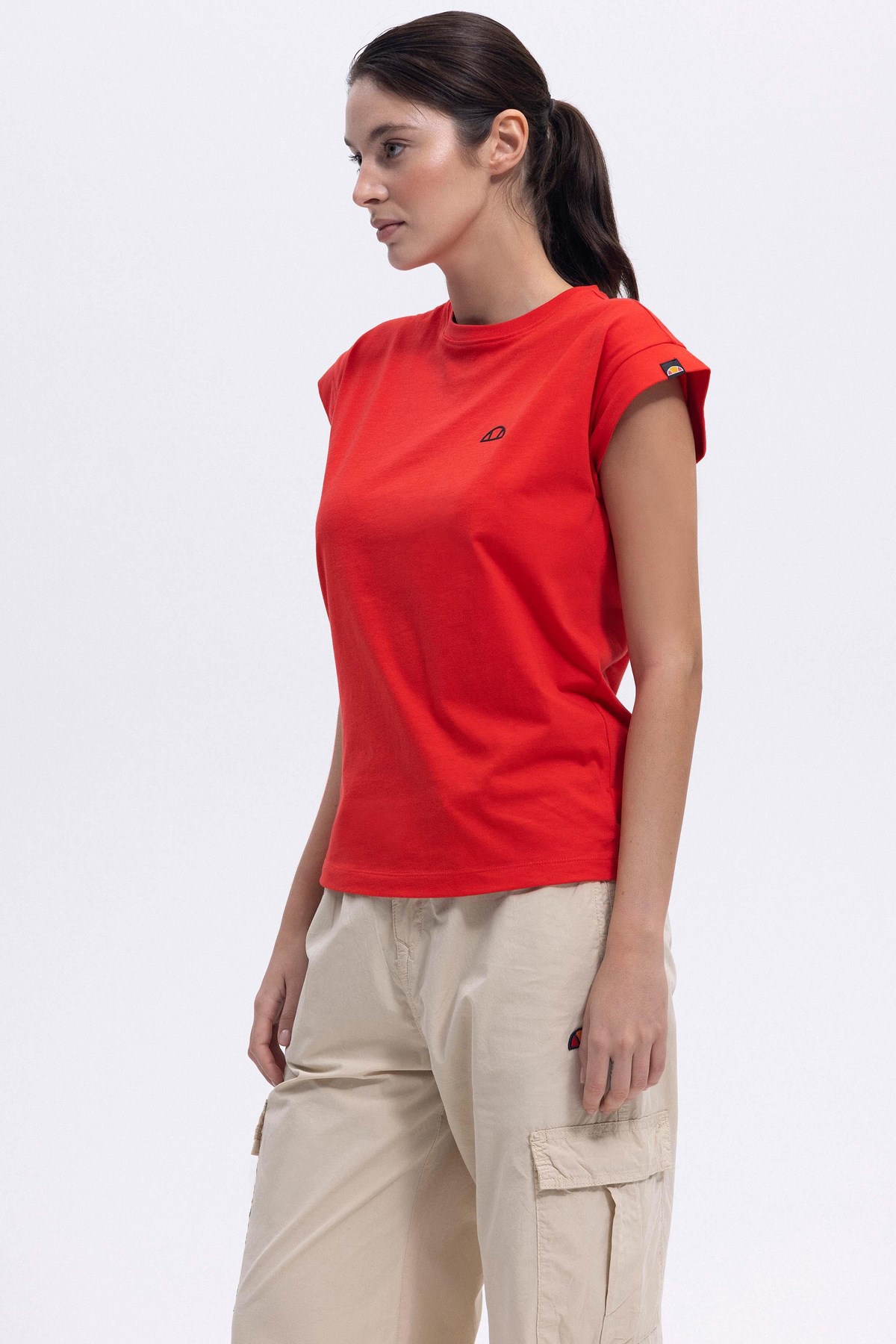 Ellesse Kadın Tişört Ef450-Rd Kırmızı