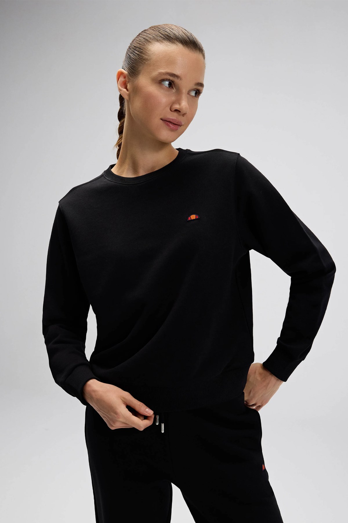 Ellesse Kadın Sweatshirt EF553-BK Siyah