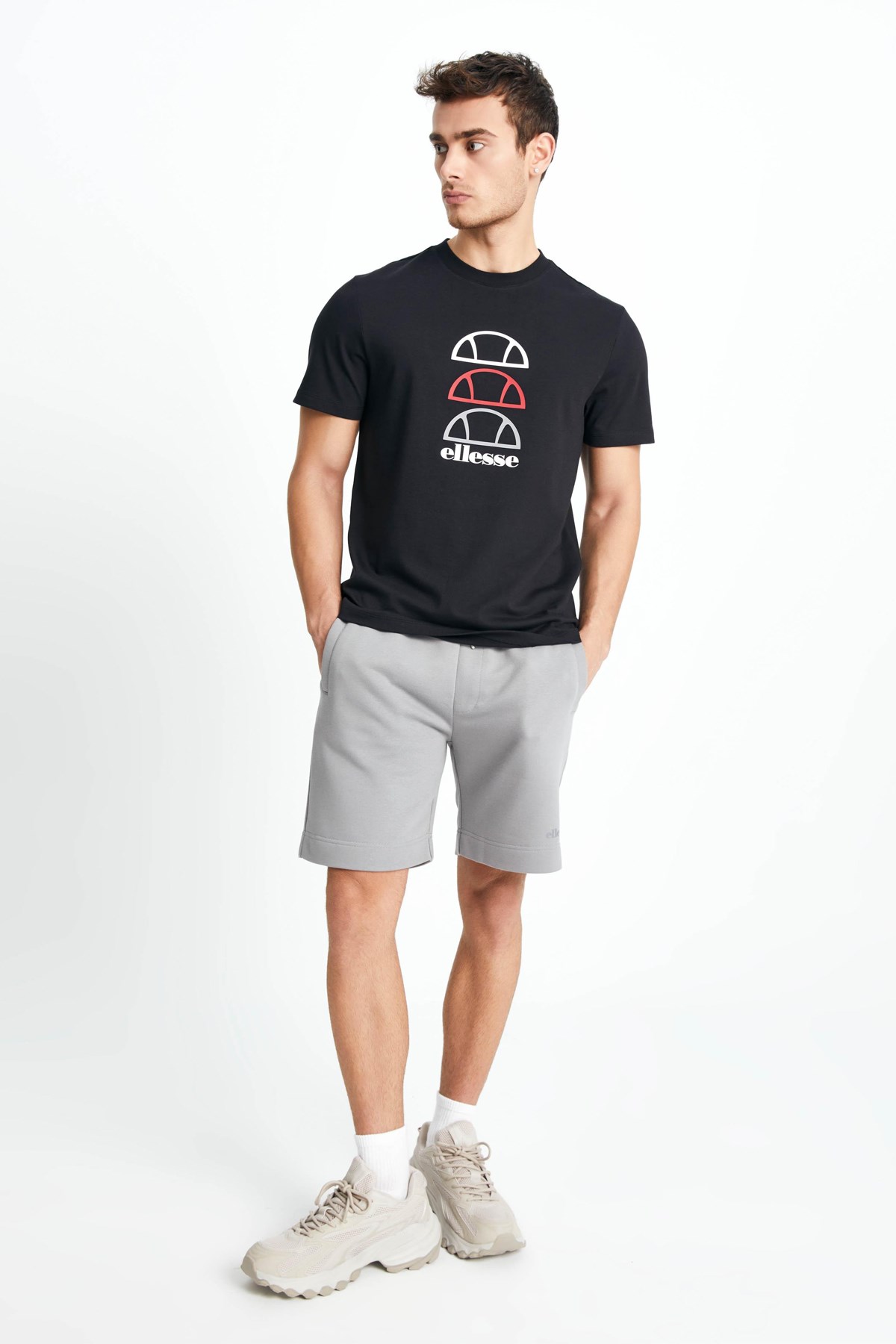 Ellesse Erkek Tişört EM129-BK Siyah