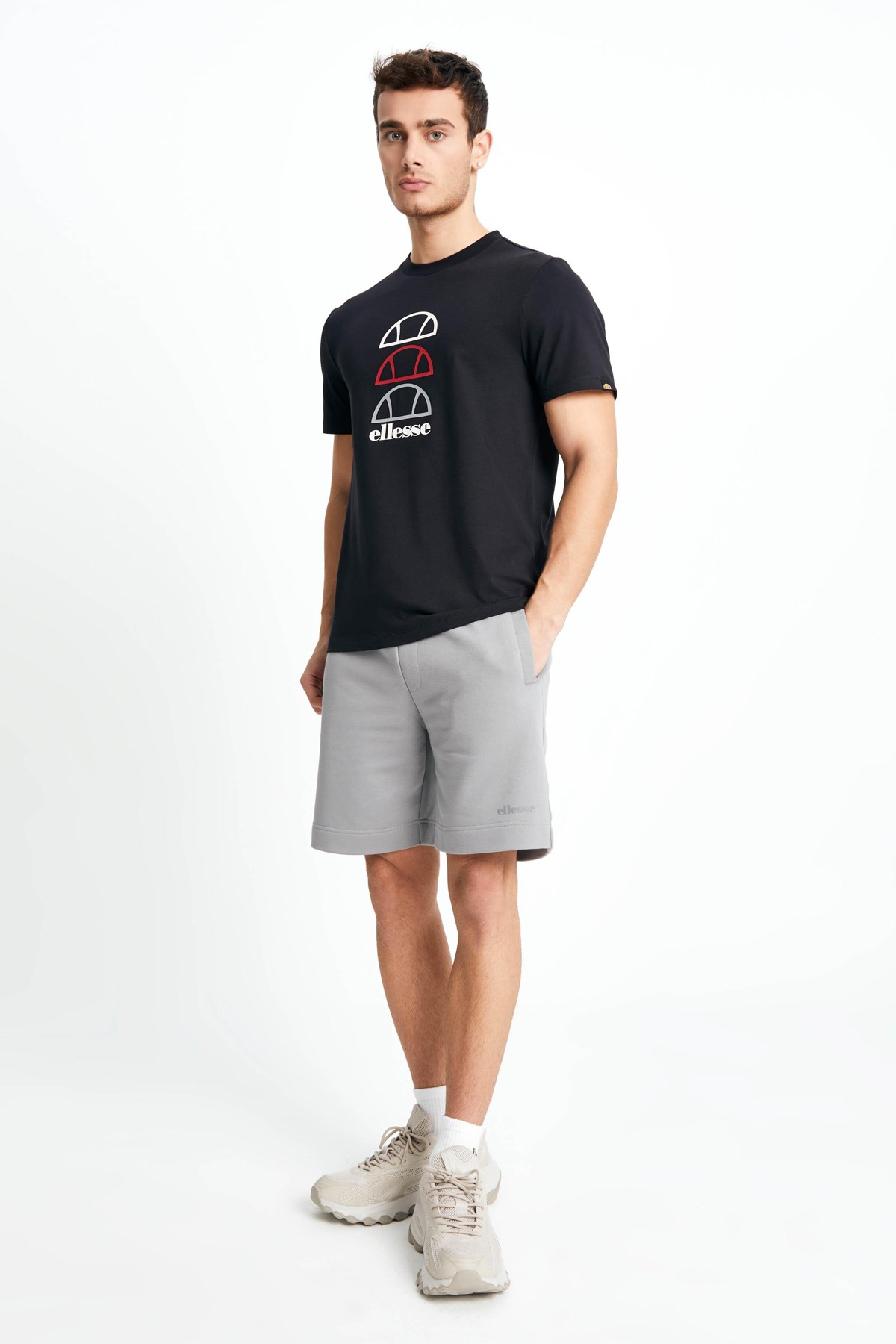 Ellesse Erkek Tişört EM129-BK Siyah