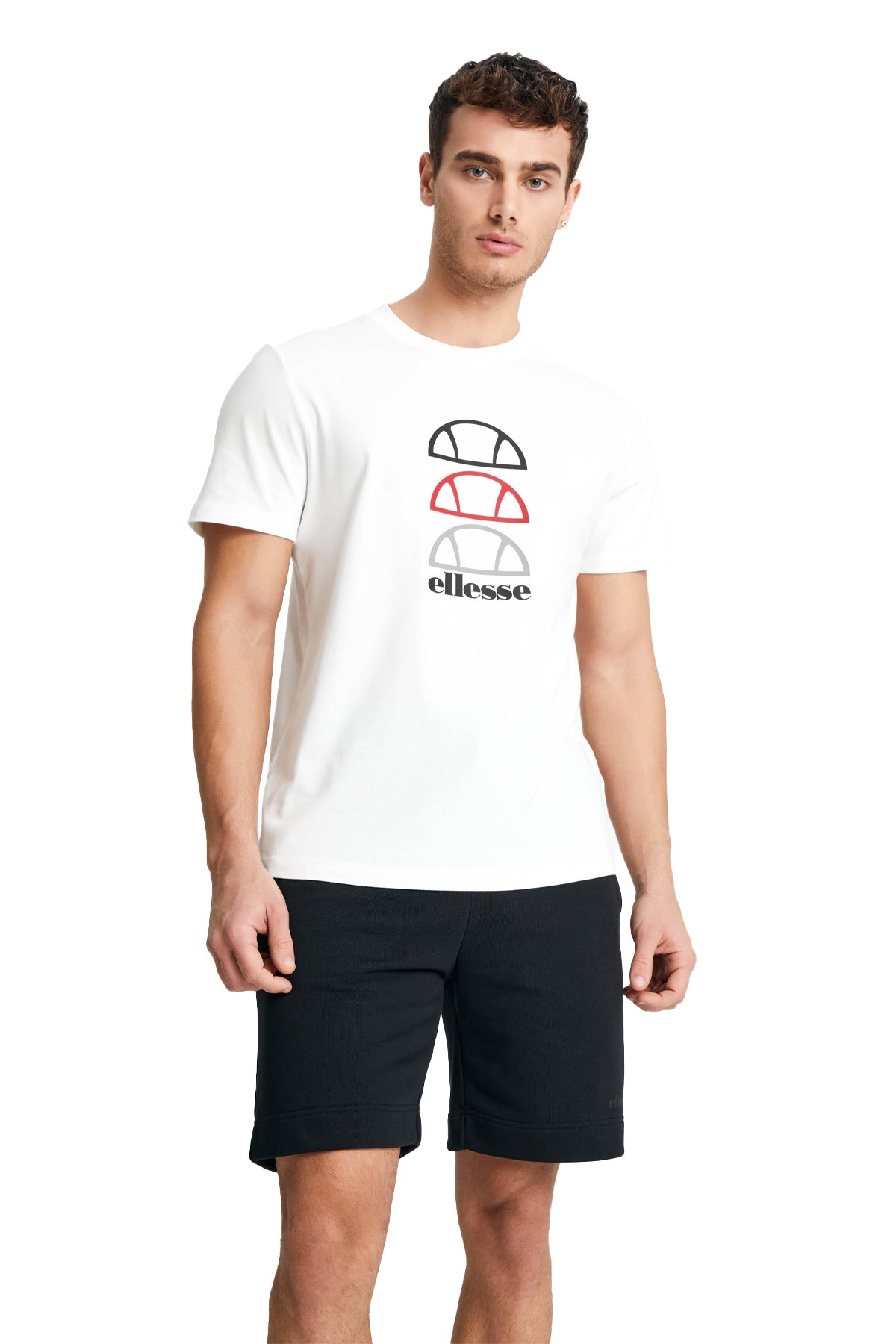 Ellesse Erkek Tişört EM129-WT Beyaz