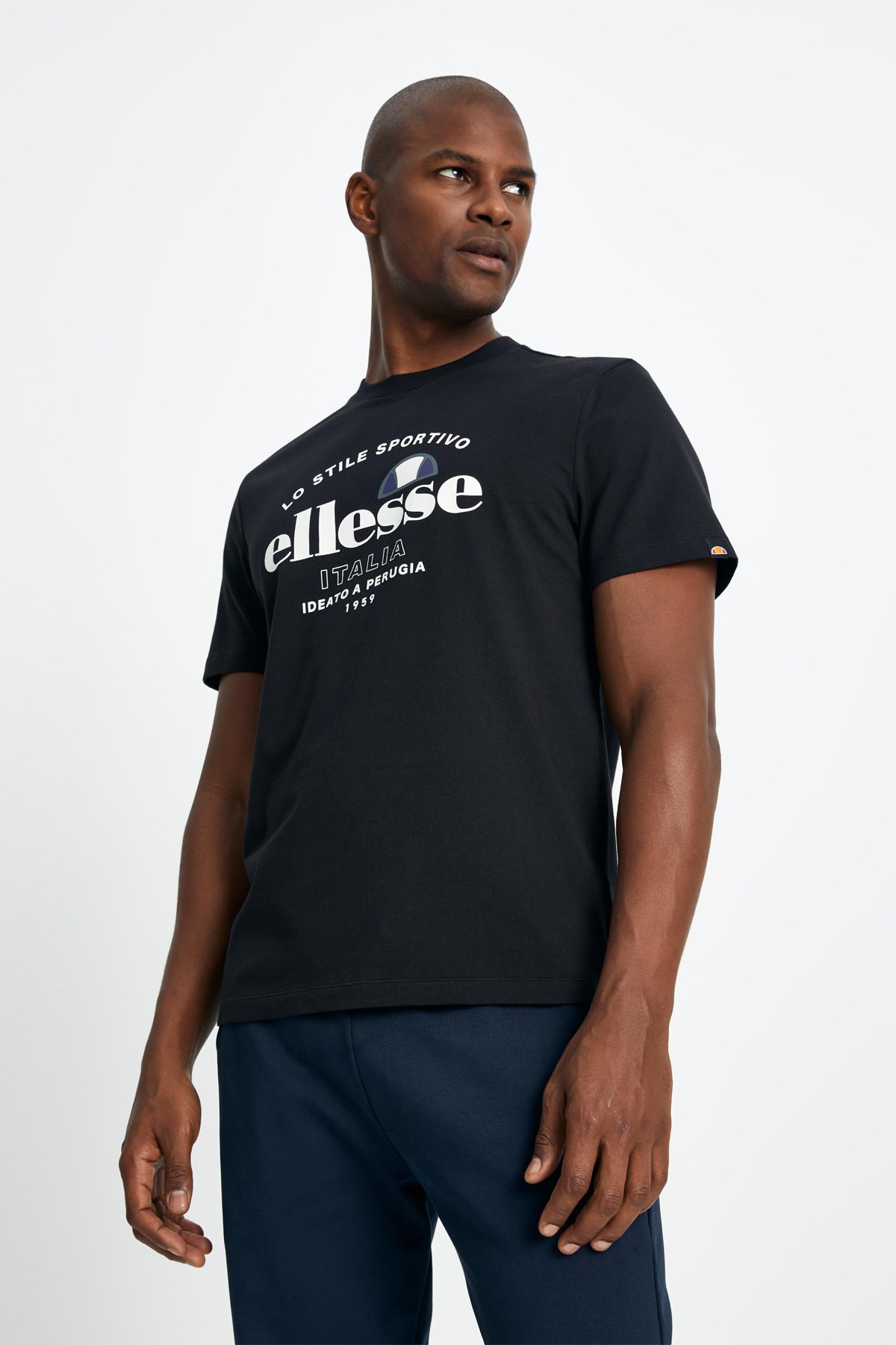Ellesse Erkek Tişört EM141-BK Siyah