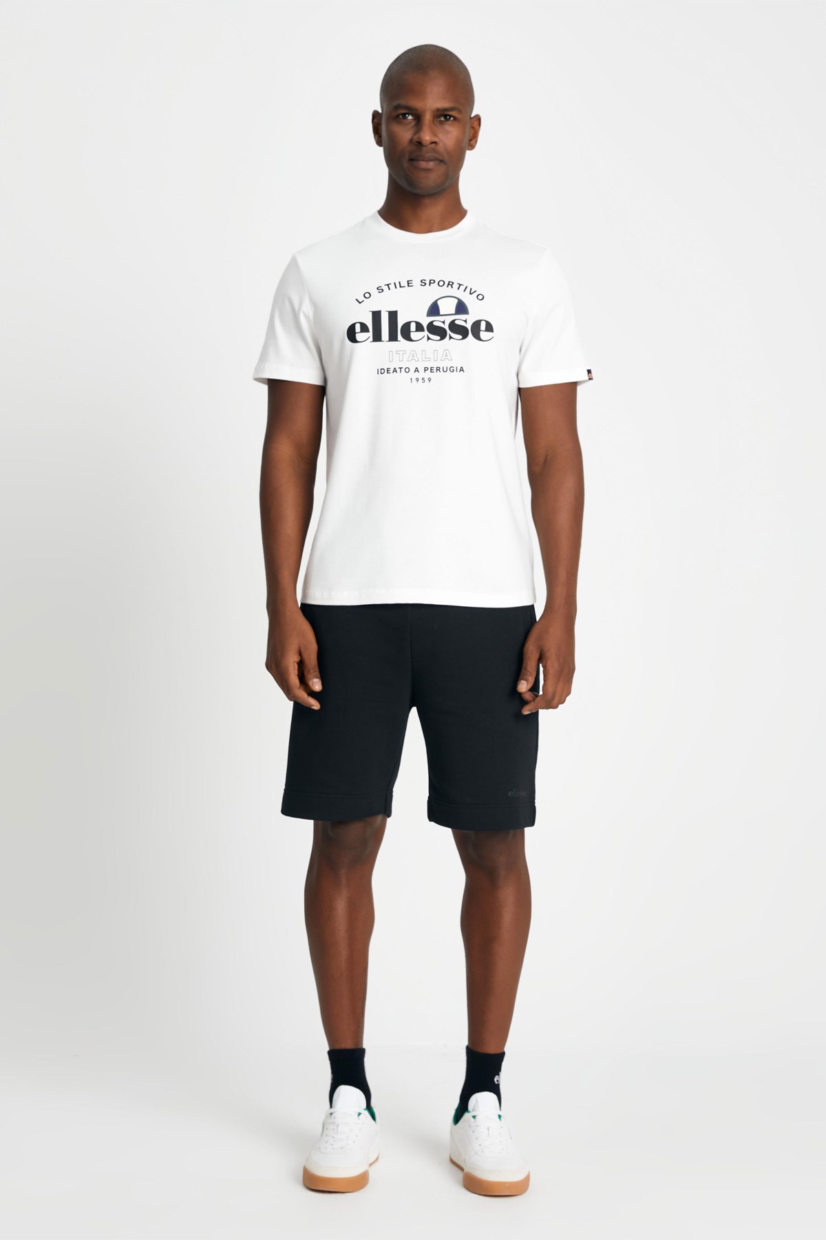 Ellesse Erkek Tişört EM141-OF Beyaz