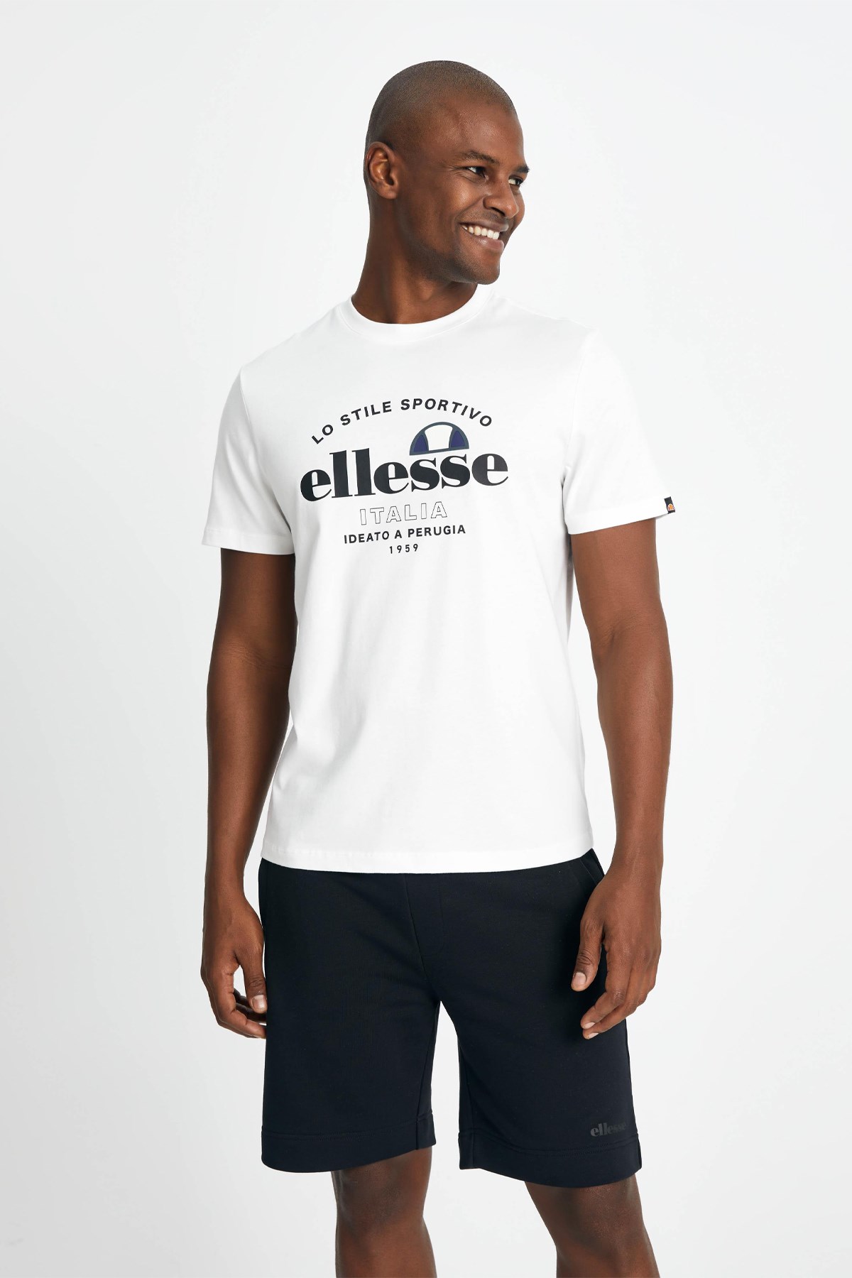 Ellesse Erkek Tişört EM141-OF Beyaz