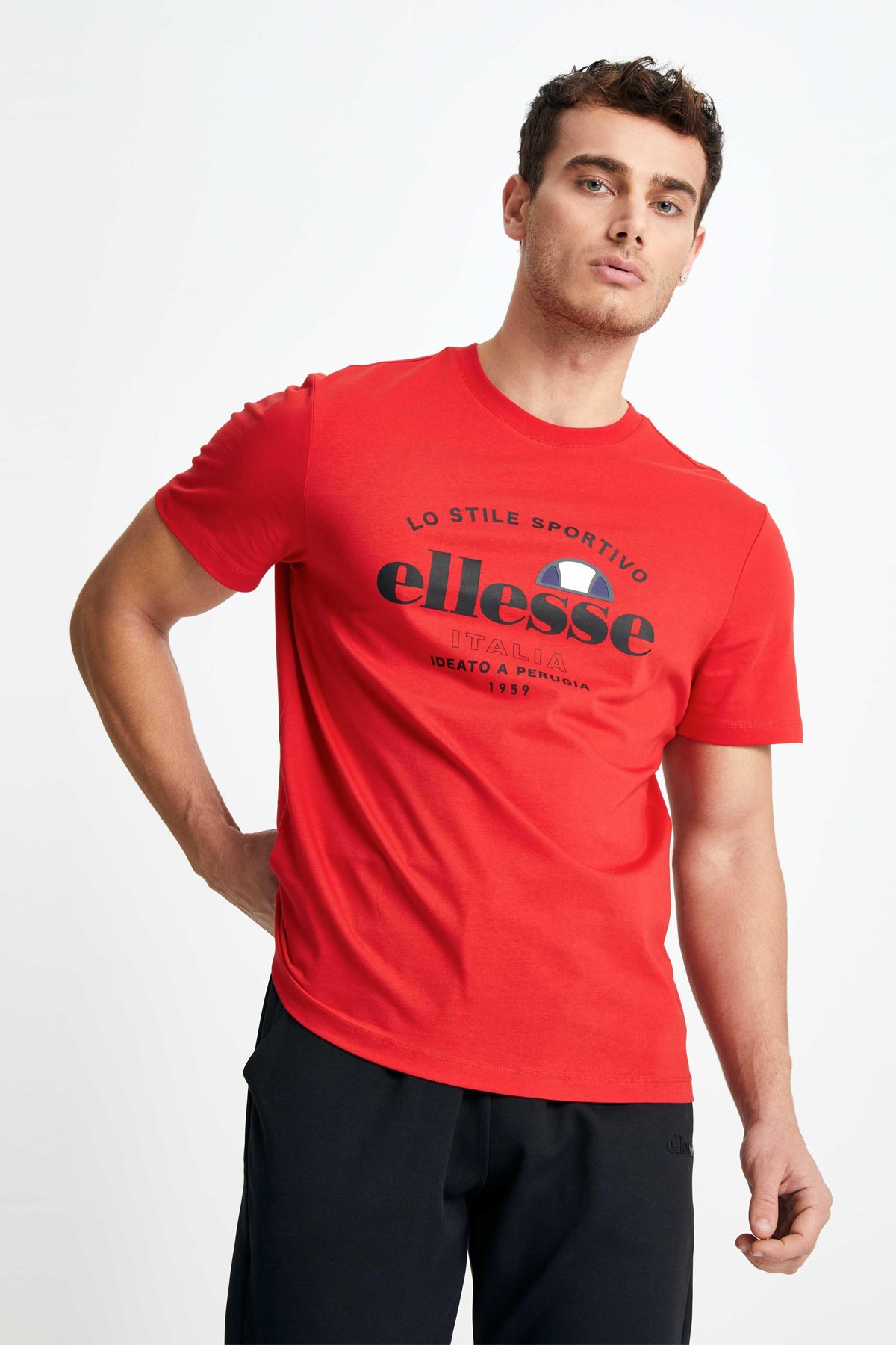Ellesse Erkek Tişört EM141-RD Kırmızı