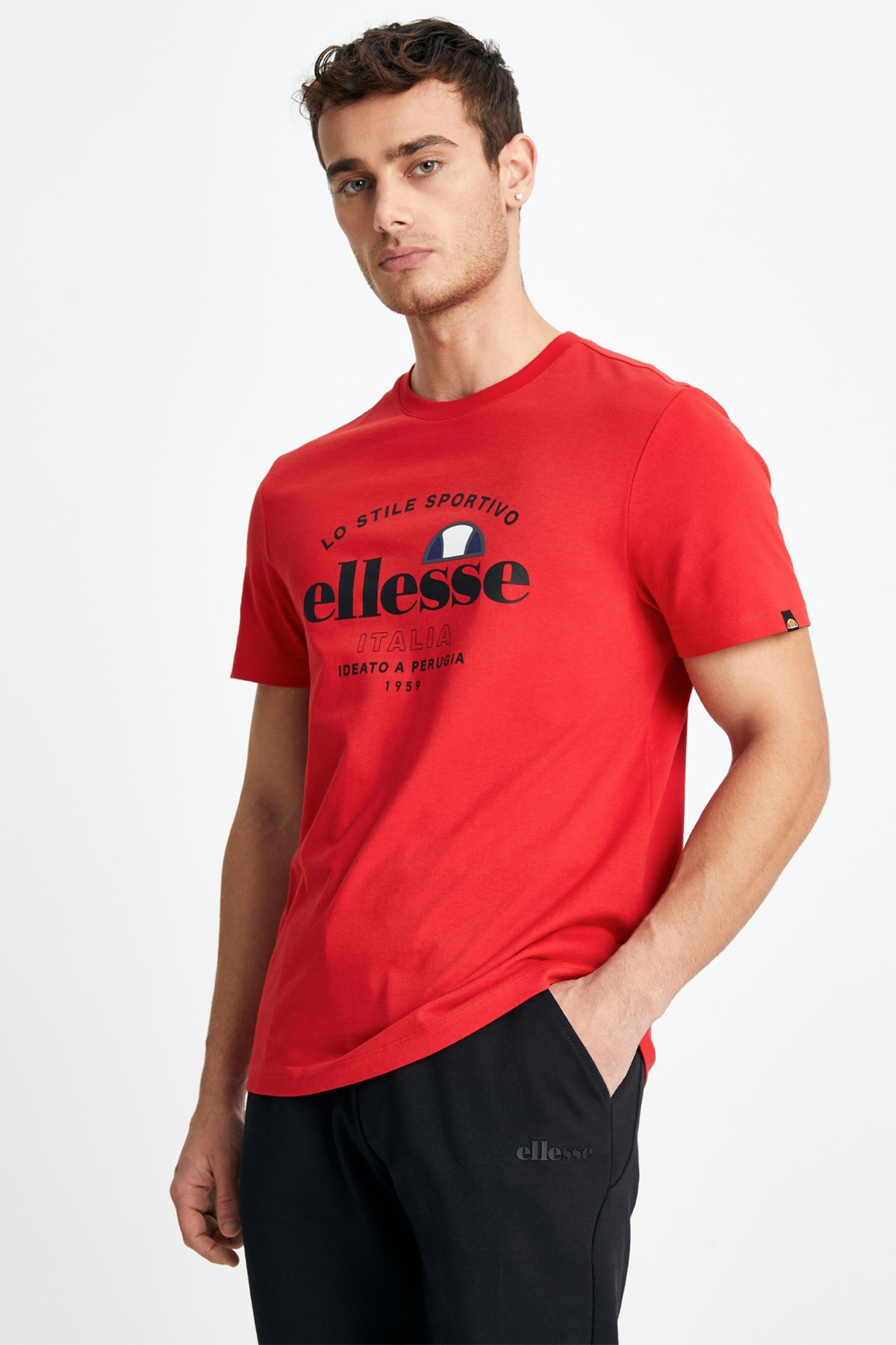Ellesse Erkek Tişört EM141-RD Kırmızı