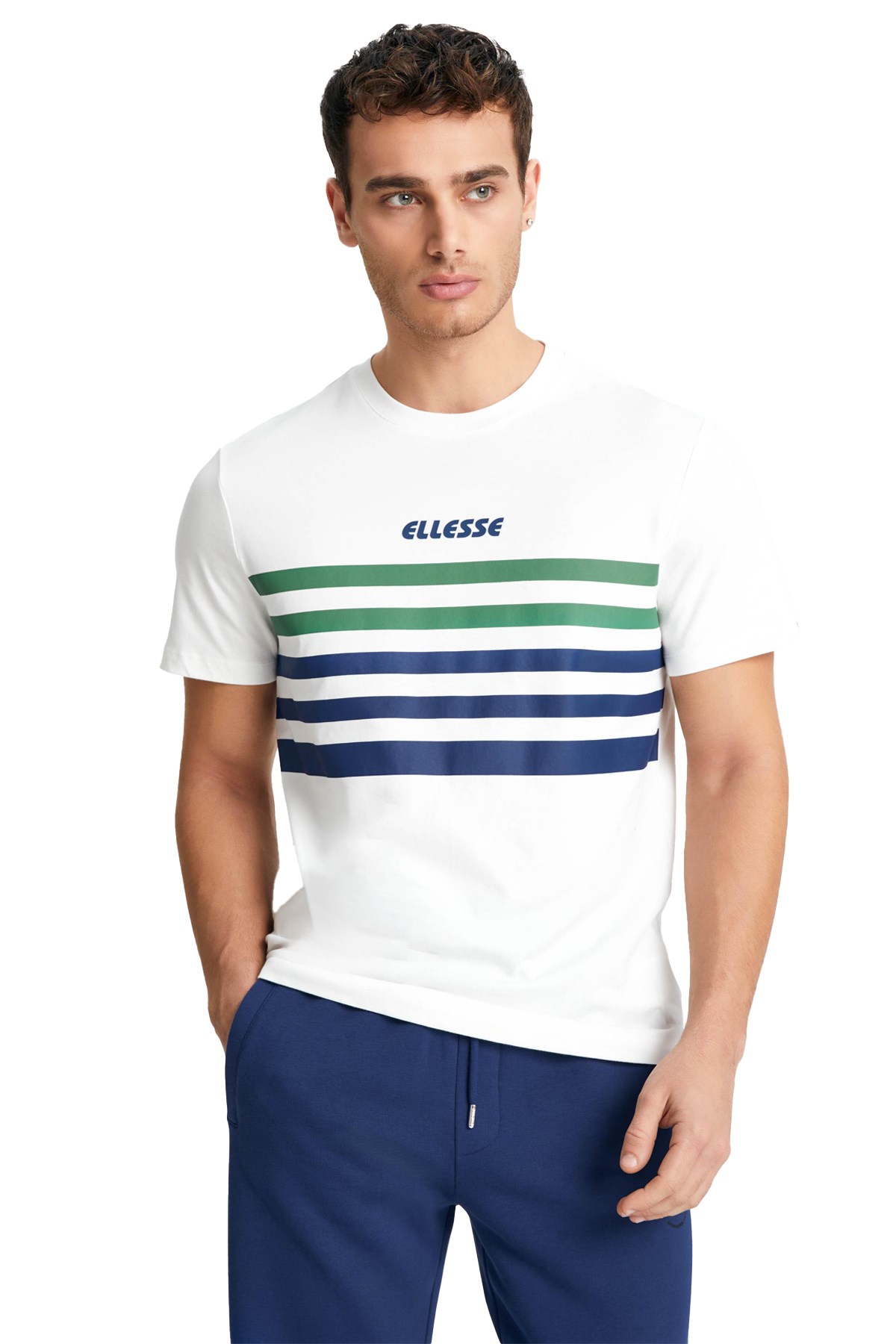Ellesse Erkek Tişört EM157-OF Beyaz