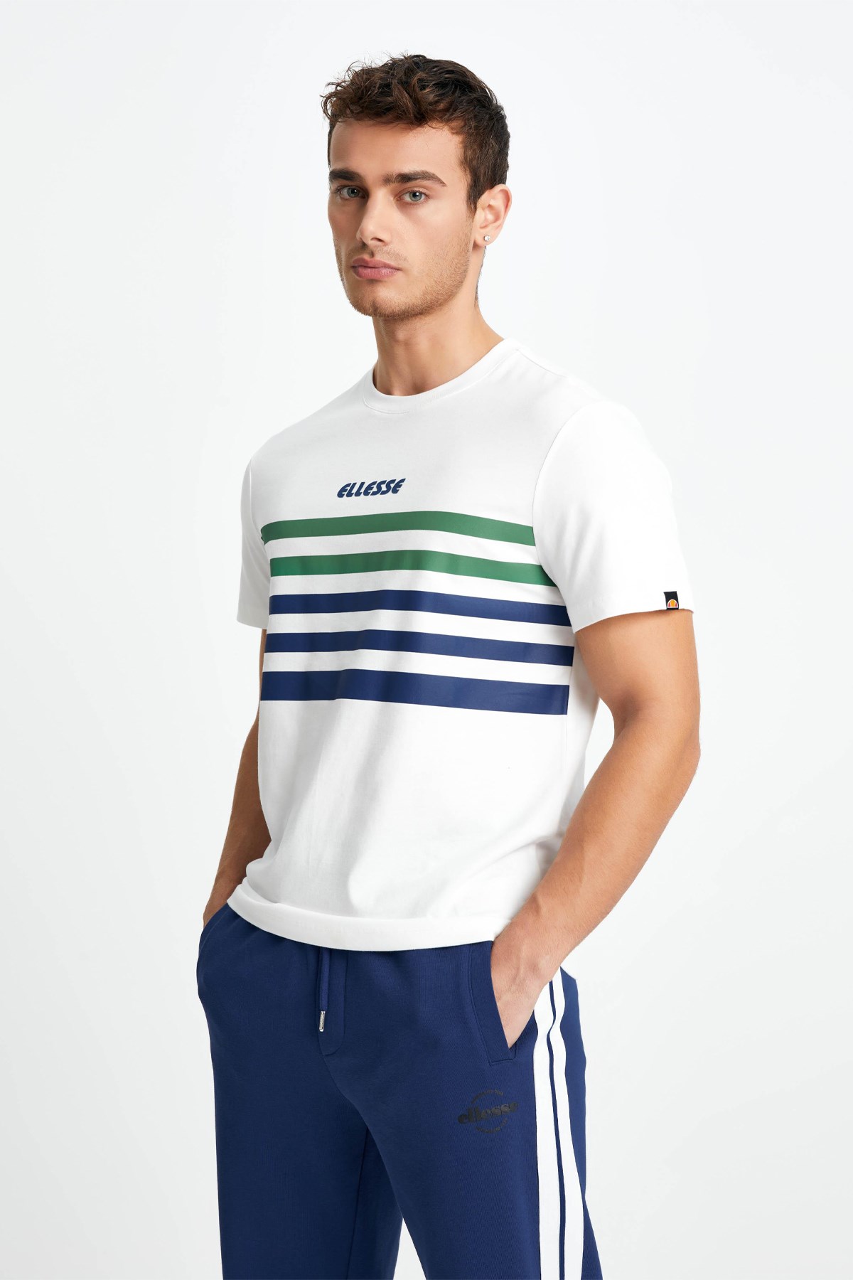 Ellesse Erkek Tişört EM157-OF Beyaz