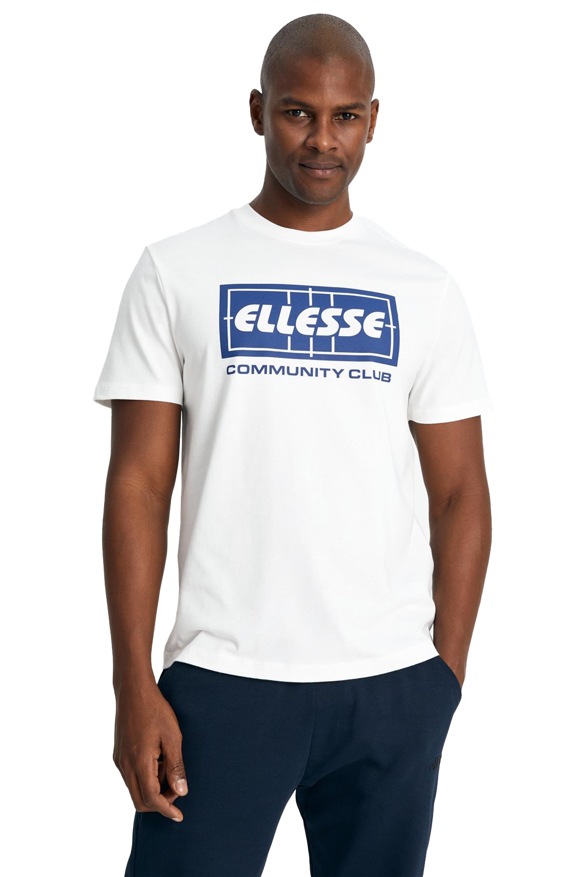 Ellesse Erkek Tişört EM160-OF Beyaz