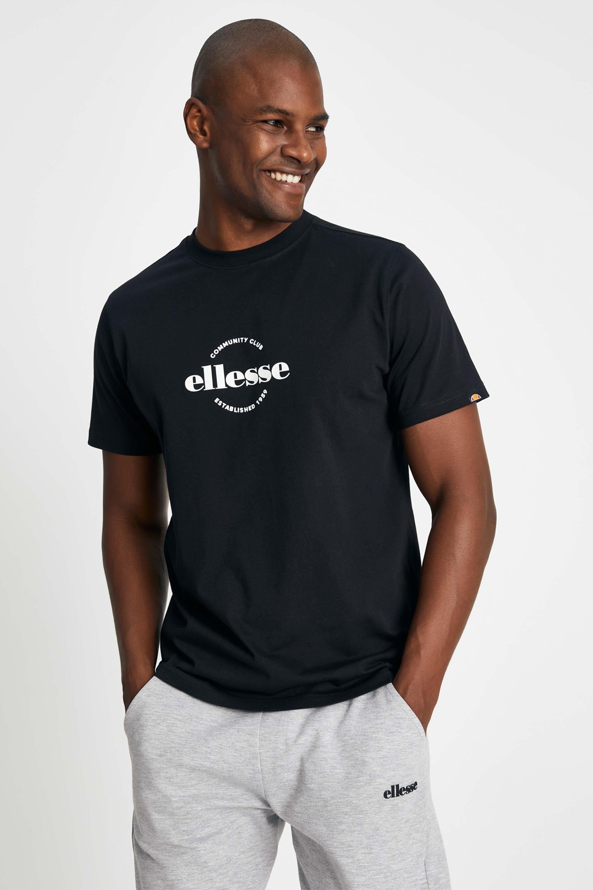 Ellesse Erkek Tişört EM165-BK Siyah