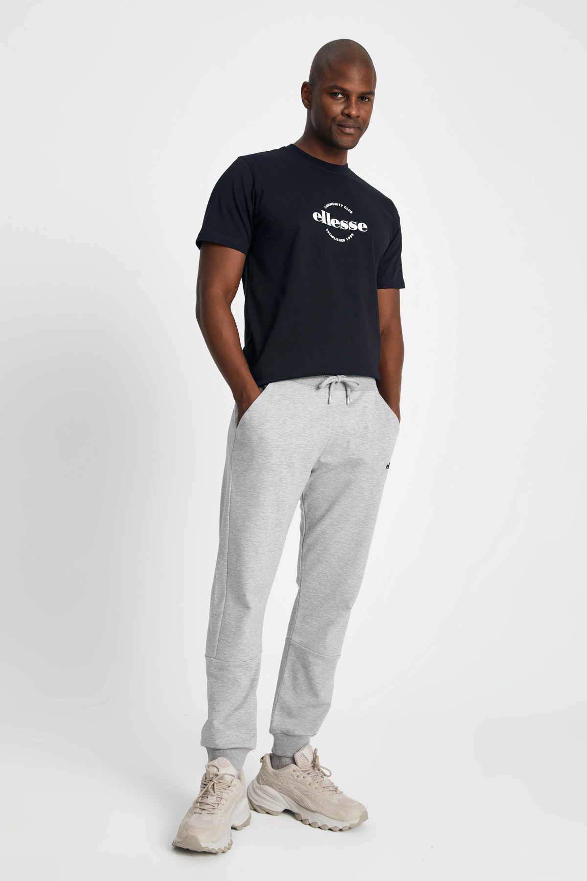 Ellesse Erkek Tişört EM165-BK Siyah