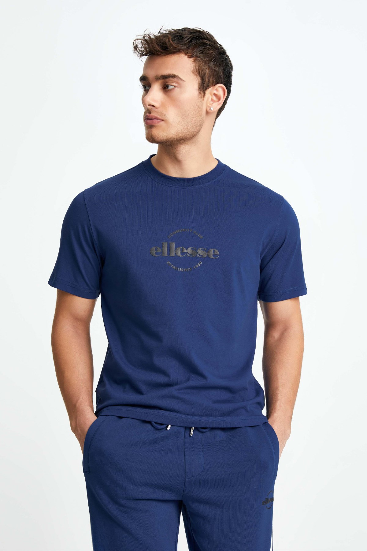 Ellesse Erkek Tişört EM165-NV Lacivert