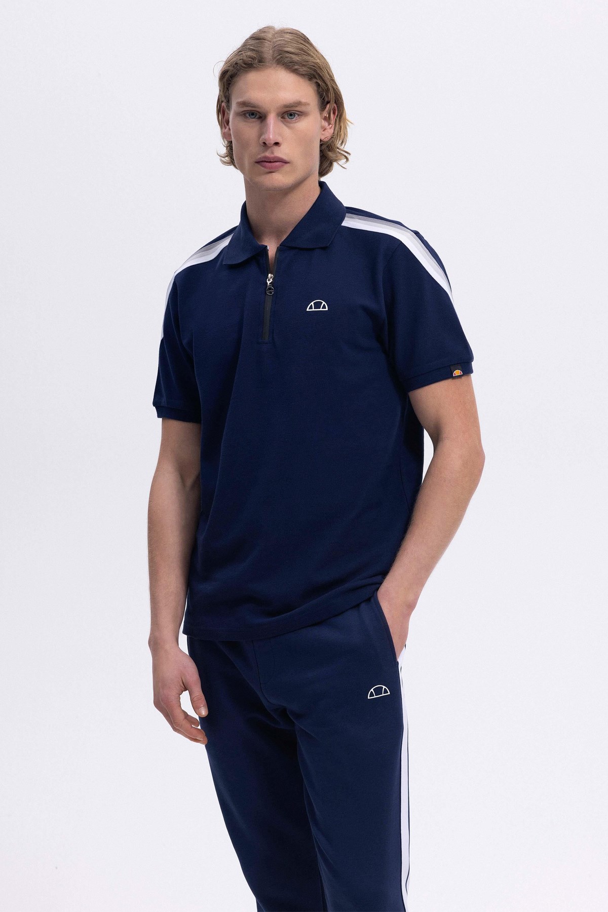 Ellesse Erkek Polo Tişört Em169-1-Nv Lacivert