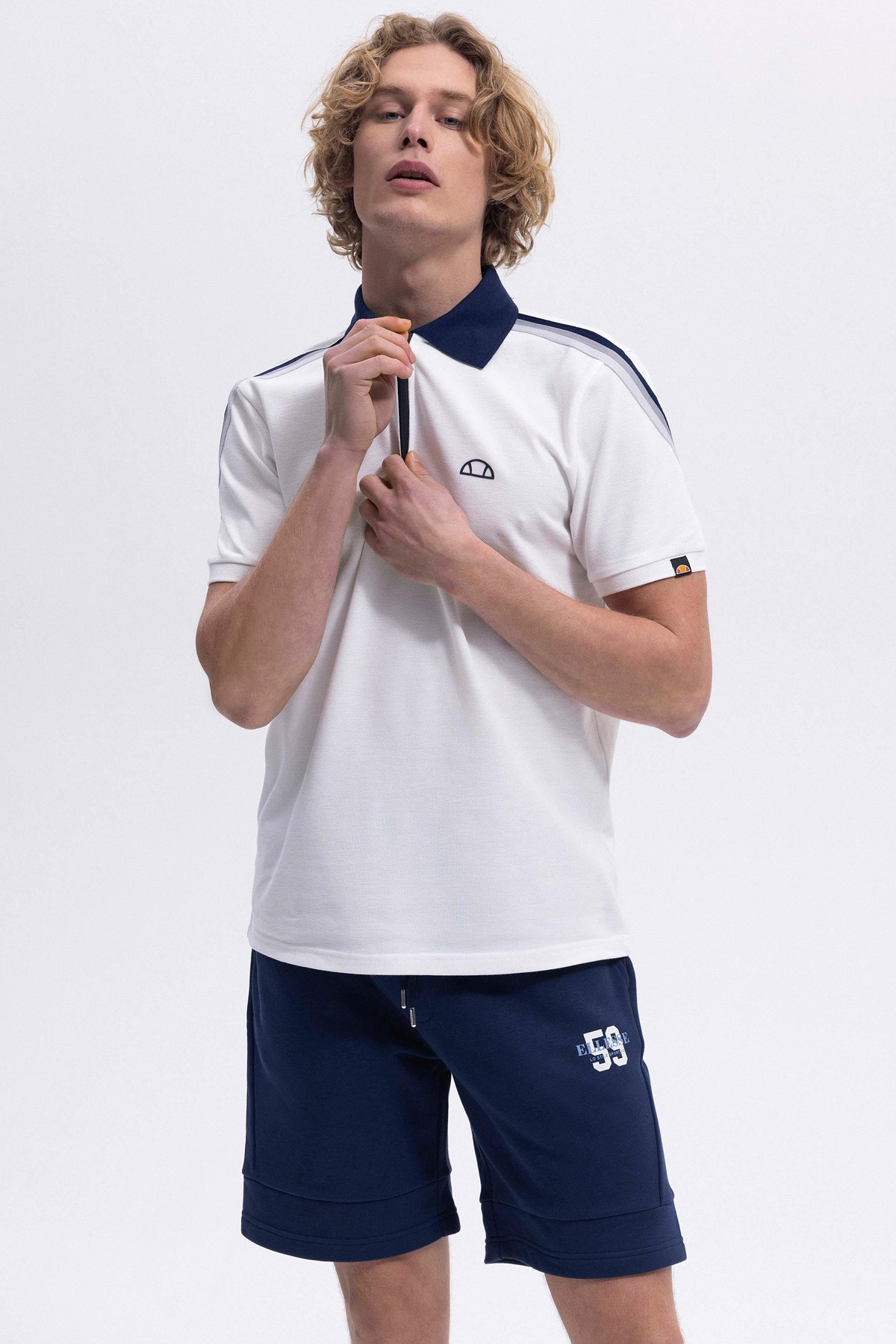 Ellesse Erkek Polo Tişört Em169-1-Of Ekru