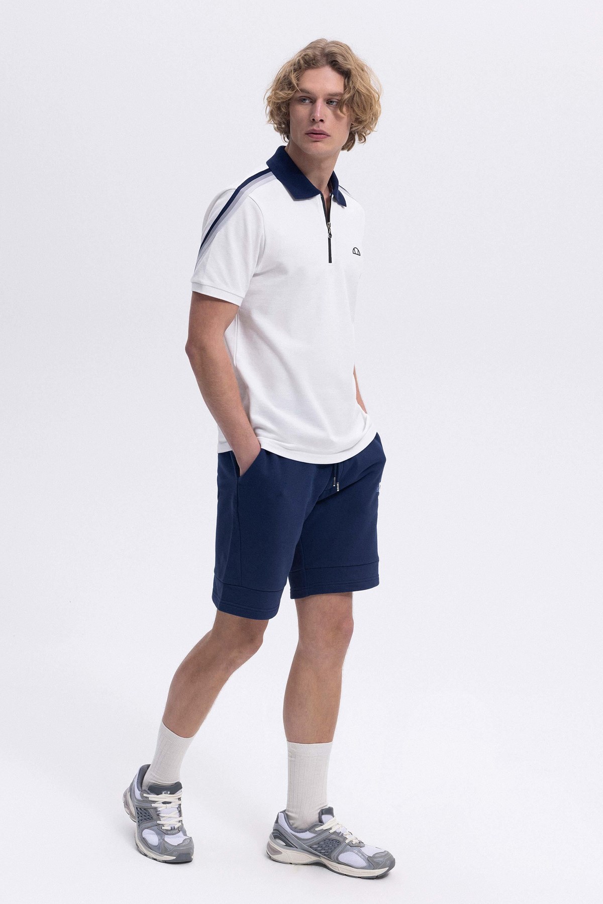 Ellesse Erkek Polo Tişört Em169-1-Of Ekru