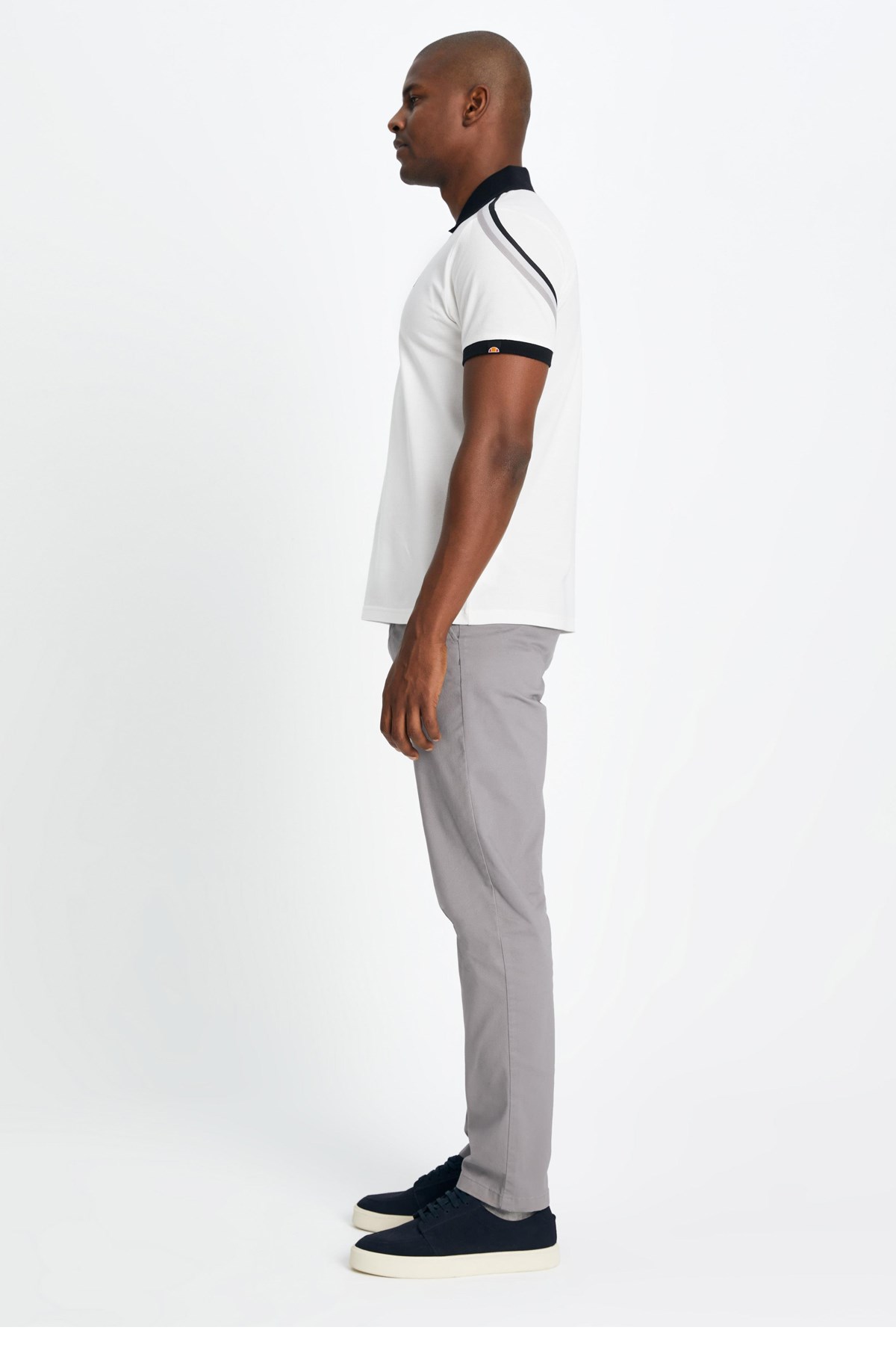 Ellesse Erkek Polo Yaka Tişört EM169-OF Beyaz