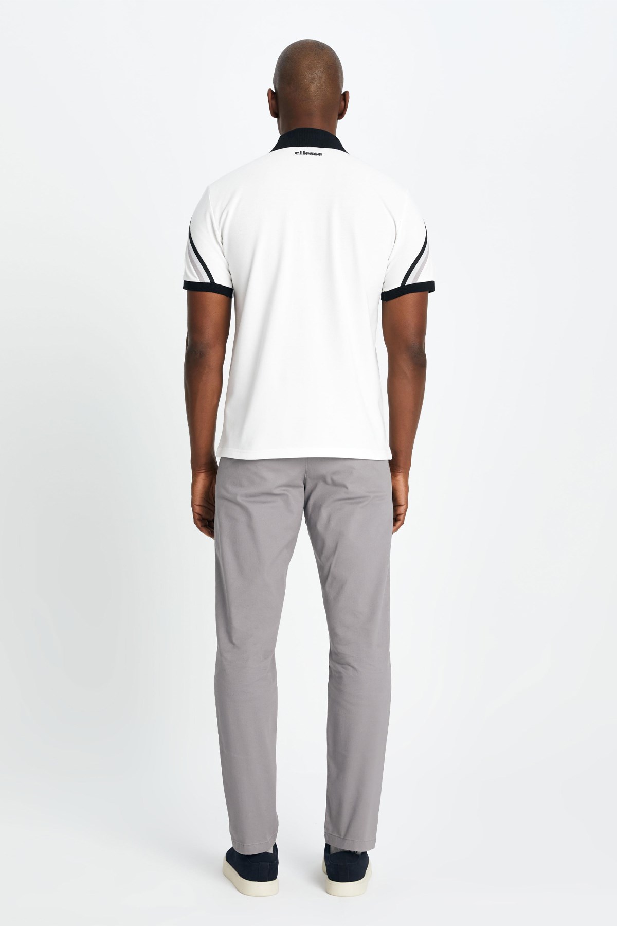 Ellesse Erkek Polo Yaka Tişört EM169-OF Beyaz
