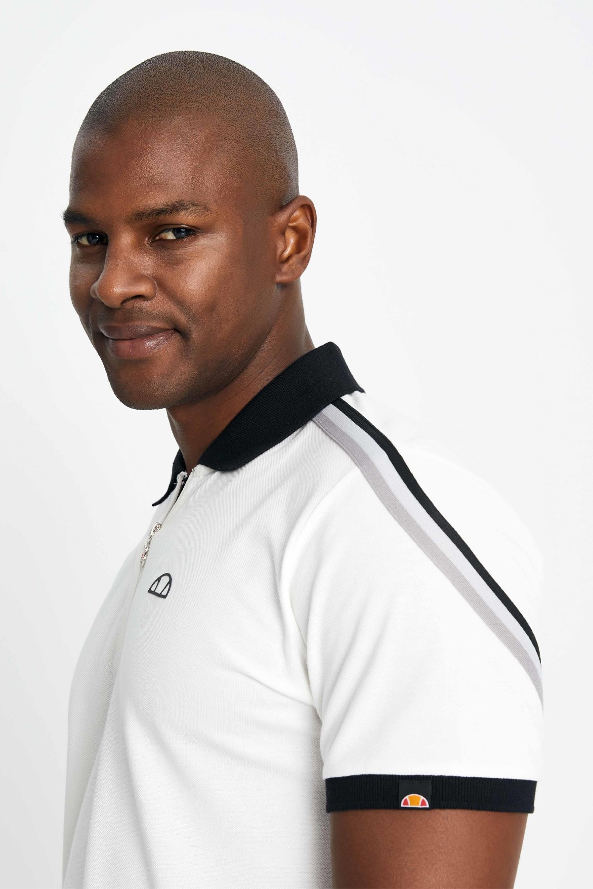 Ellesse Erkek Polo Yaka Tişört EM169-OF Beyaz