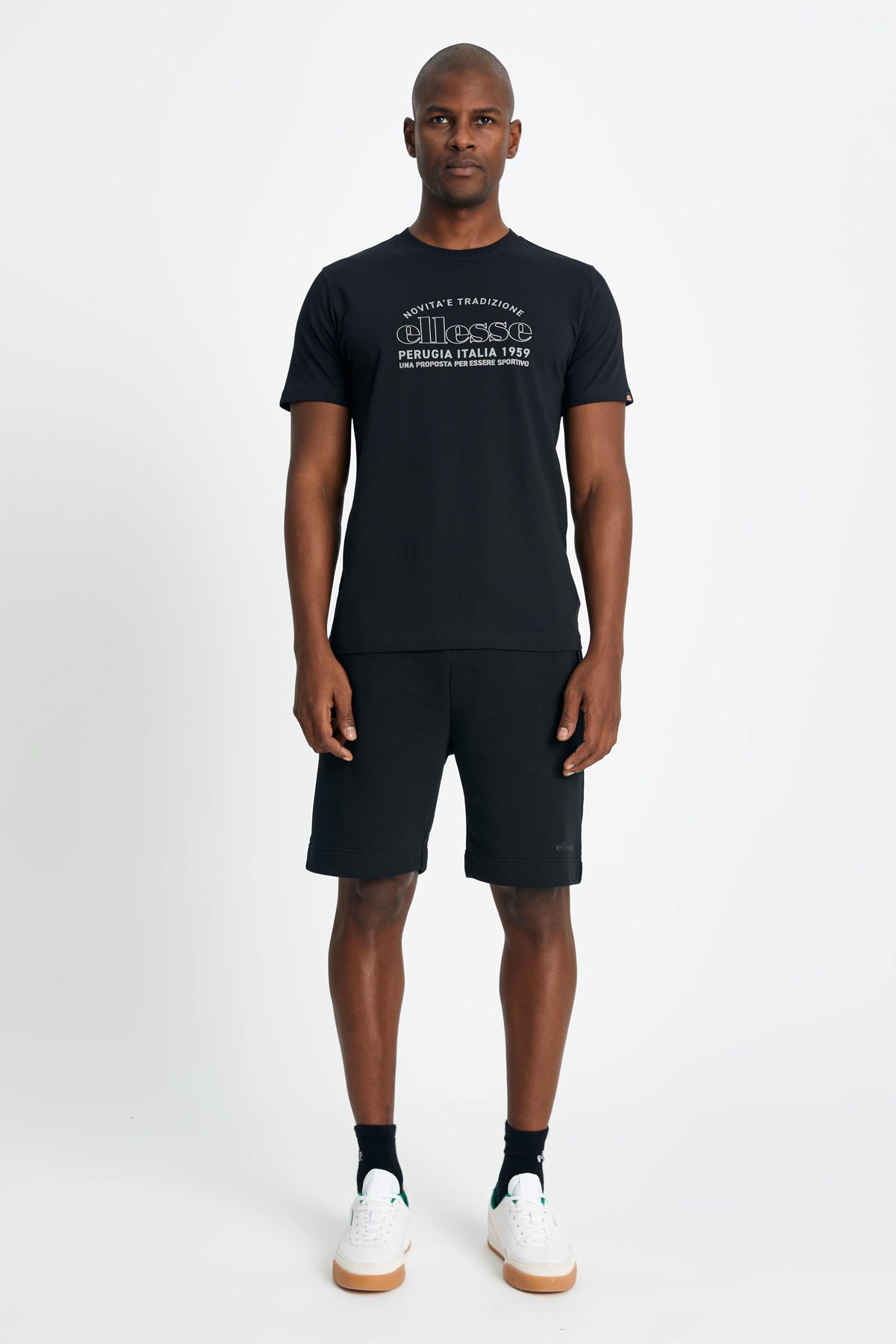 Ellesse Erkek Tişört EM181-BK Siyah