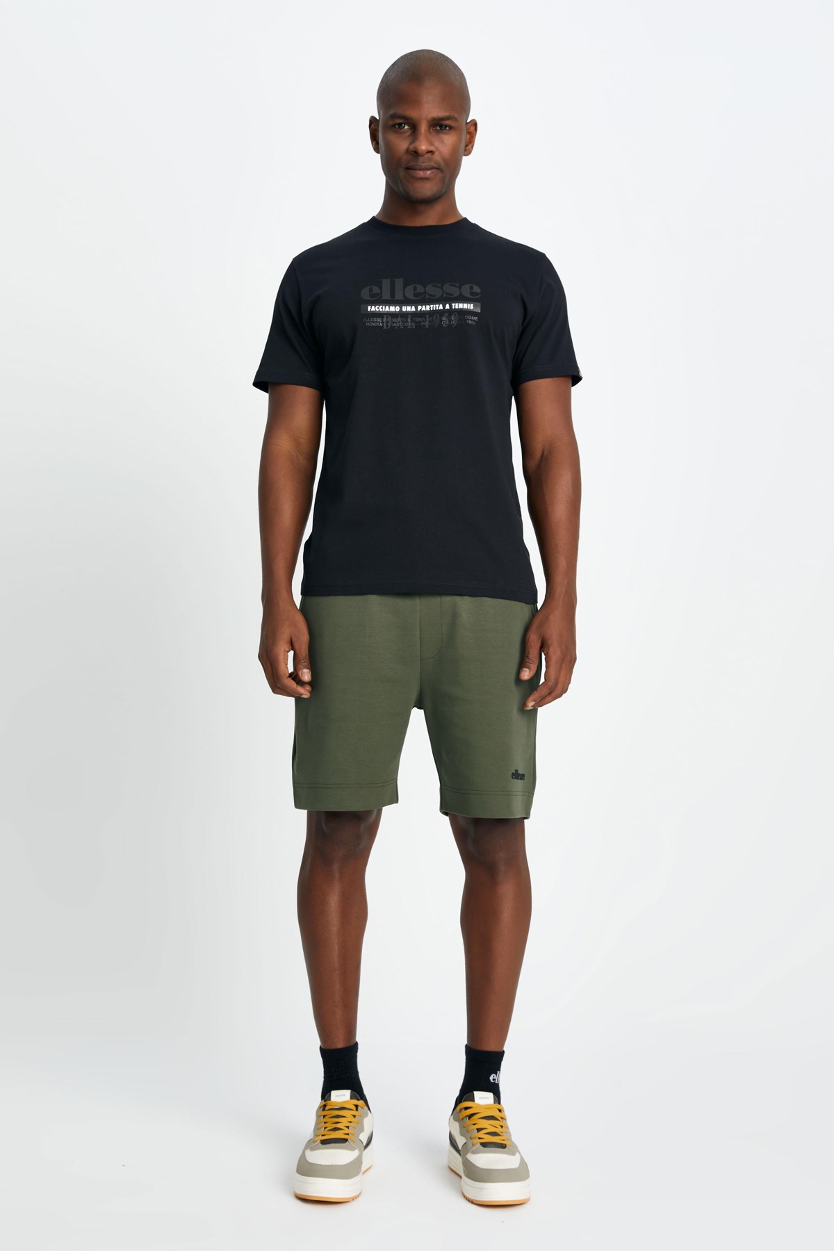 Ellesse Erkek Tişört EM182-BK Siyah