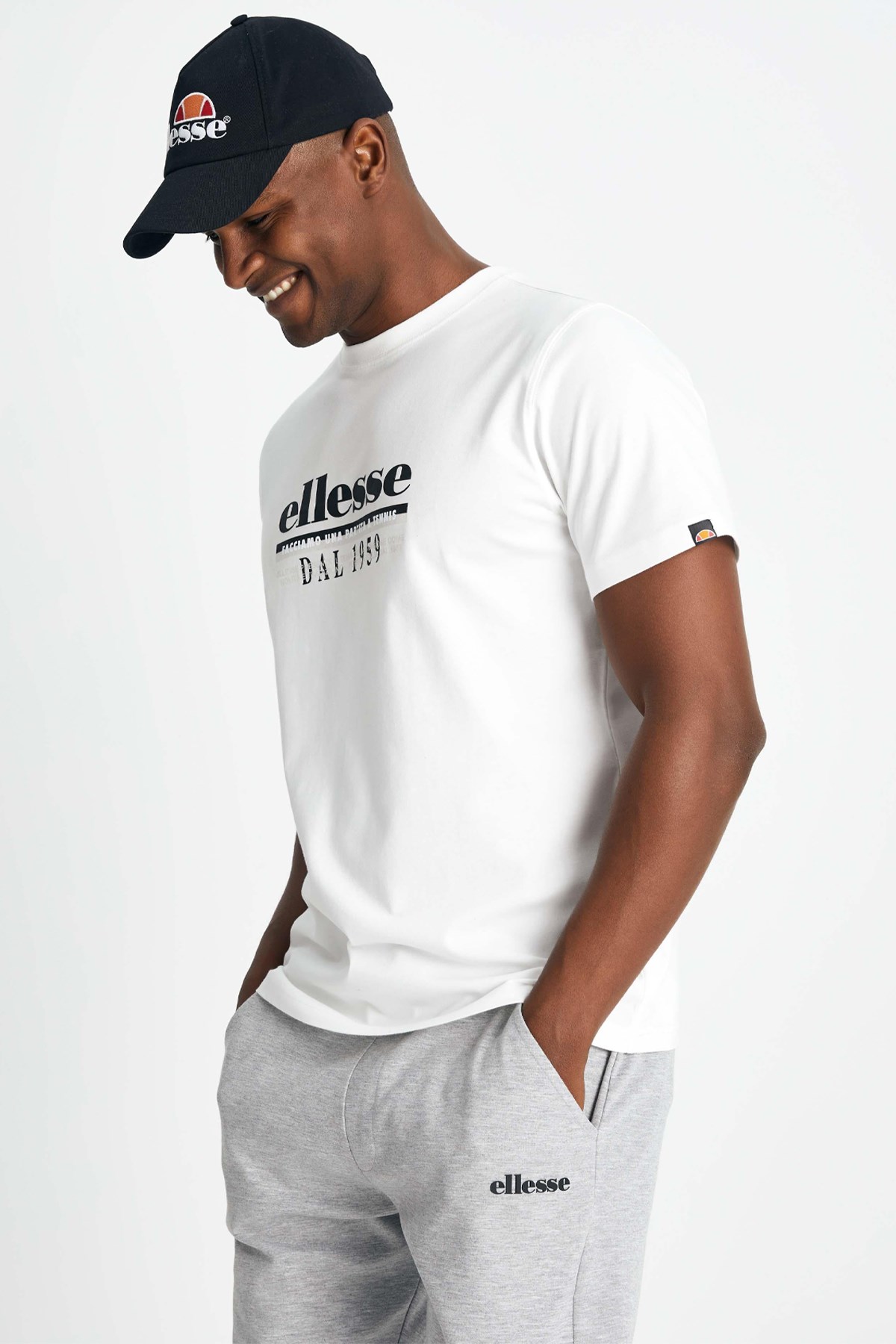 Ellesse Erkek Tişört EM182-OF Beyaz