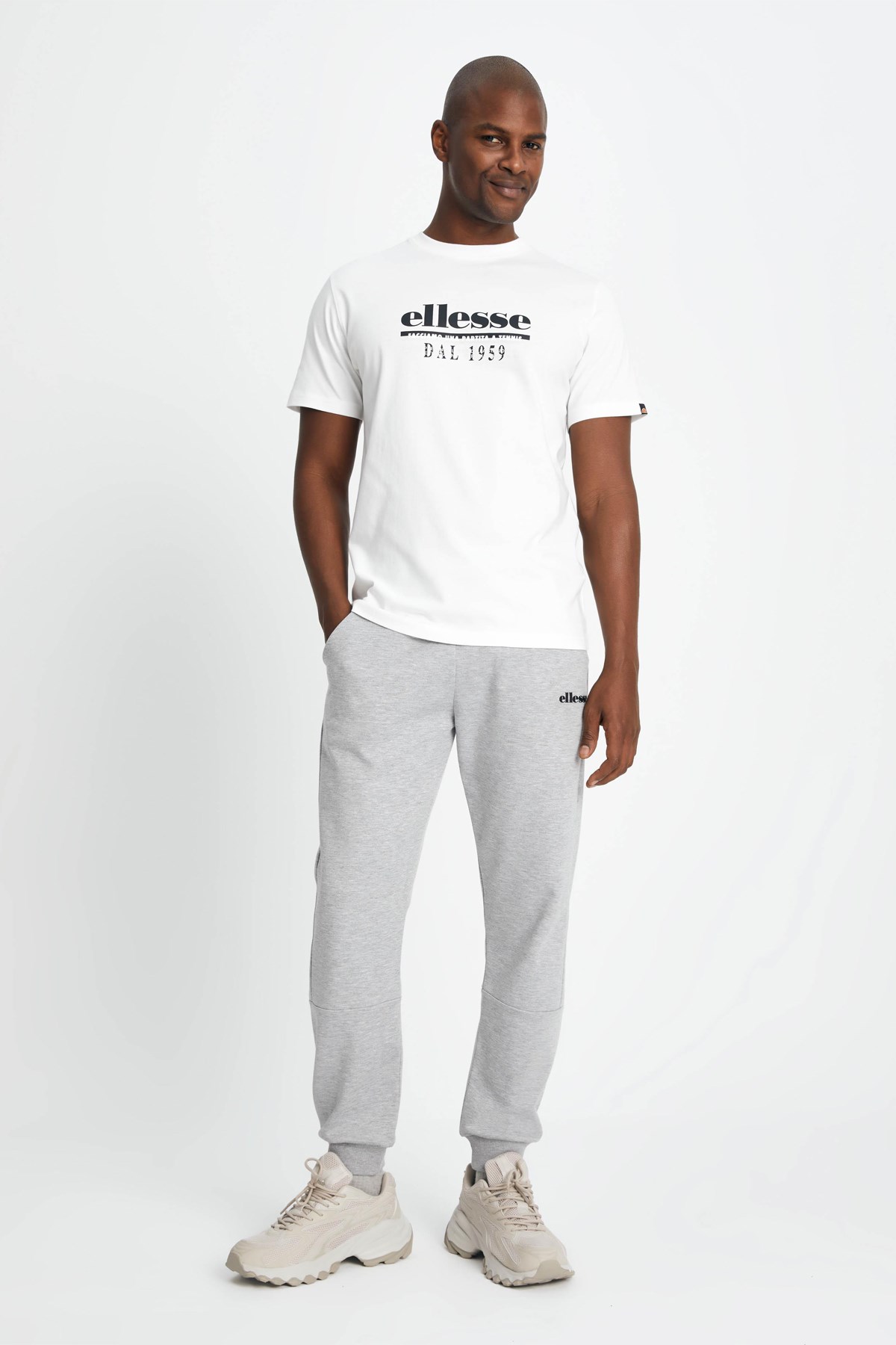 Ellesse Erkek Tişört EM182-OF Beyaz