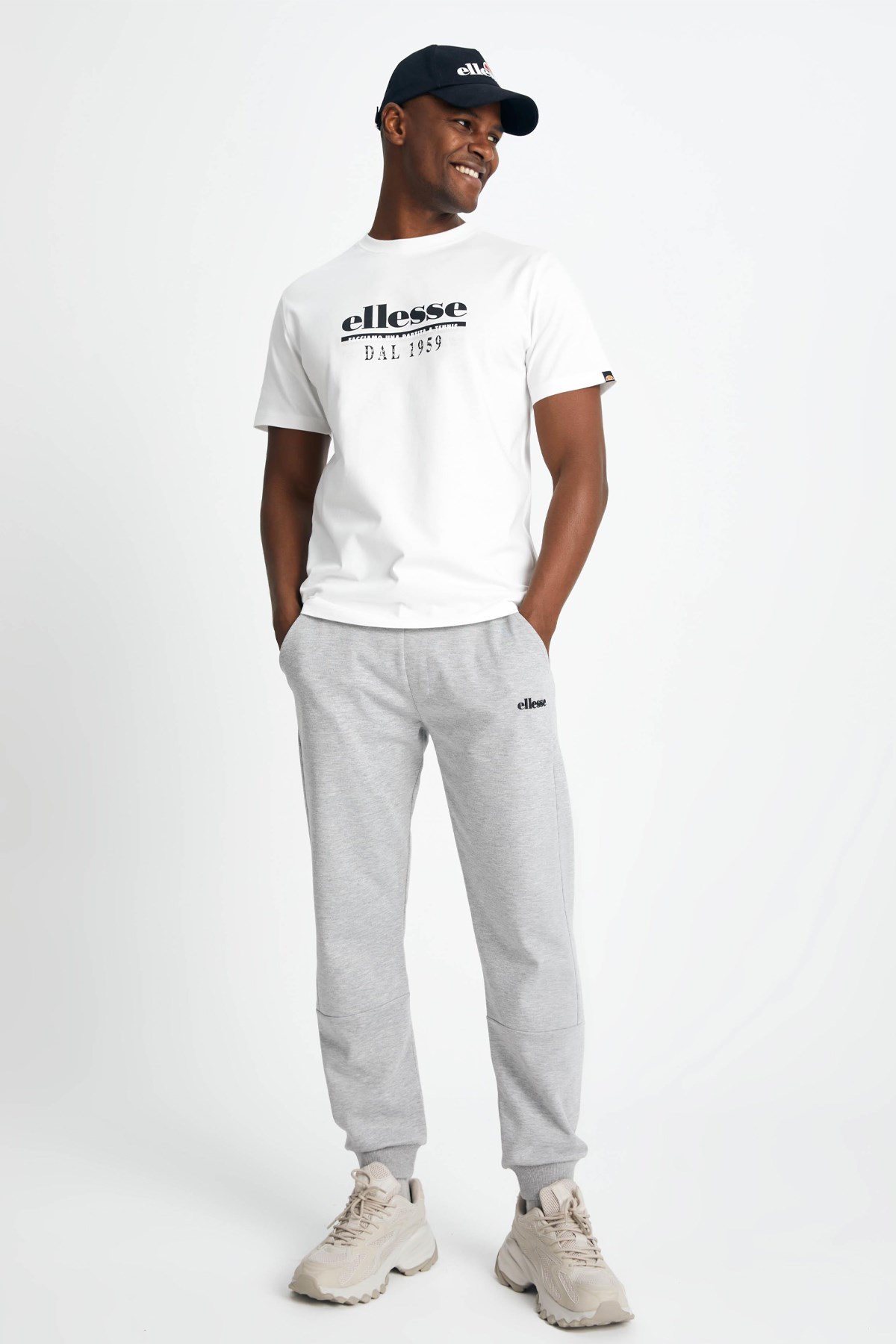 Ellesse Erkek Tişört EM182-OF Beyaz