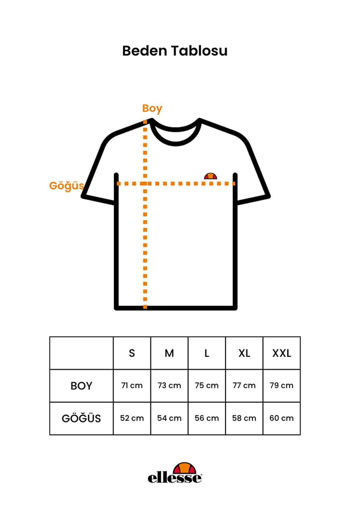 Ellesse Erkek Tişört EM182-OF Beyaz
