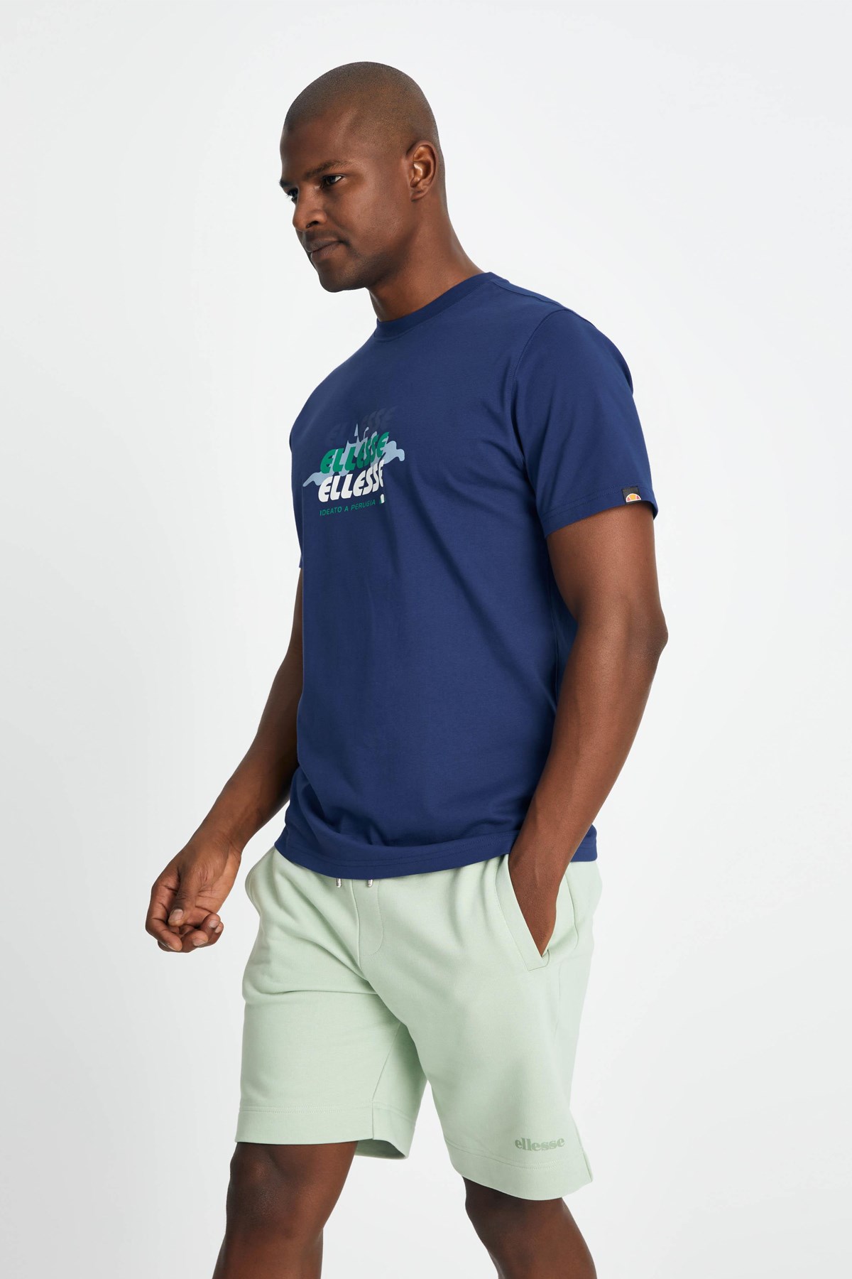 Ellesse Erkek Tişört EM184-NV Lacivert