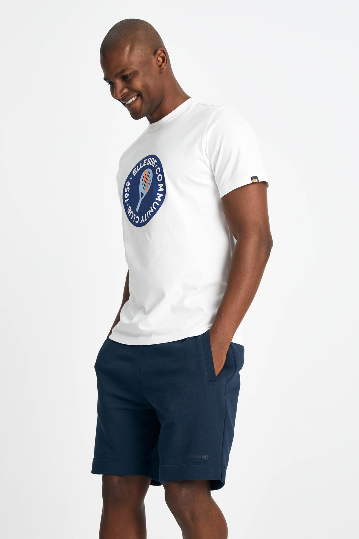 Ellesse Erkek Tişört EM185-OF Beyaz