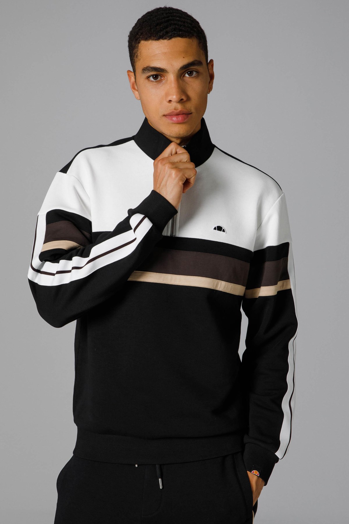 Ellesse Erkek Sweatshirt EM215-BK Siyah