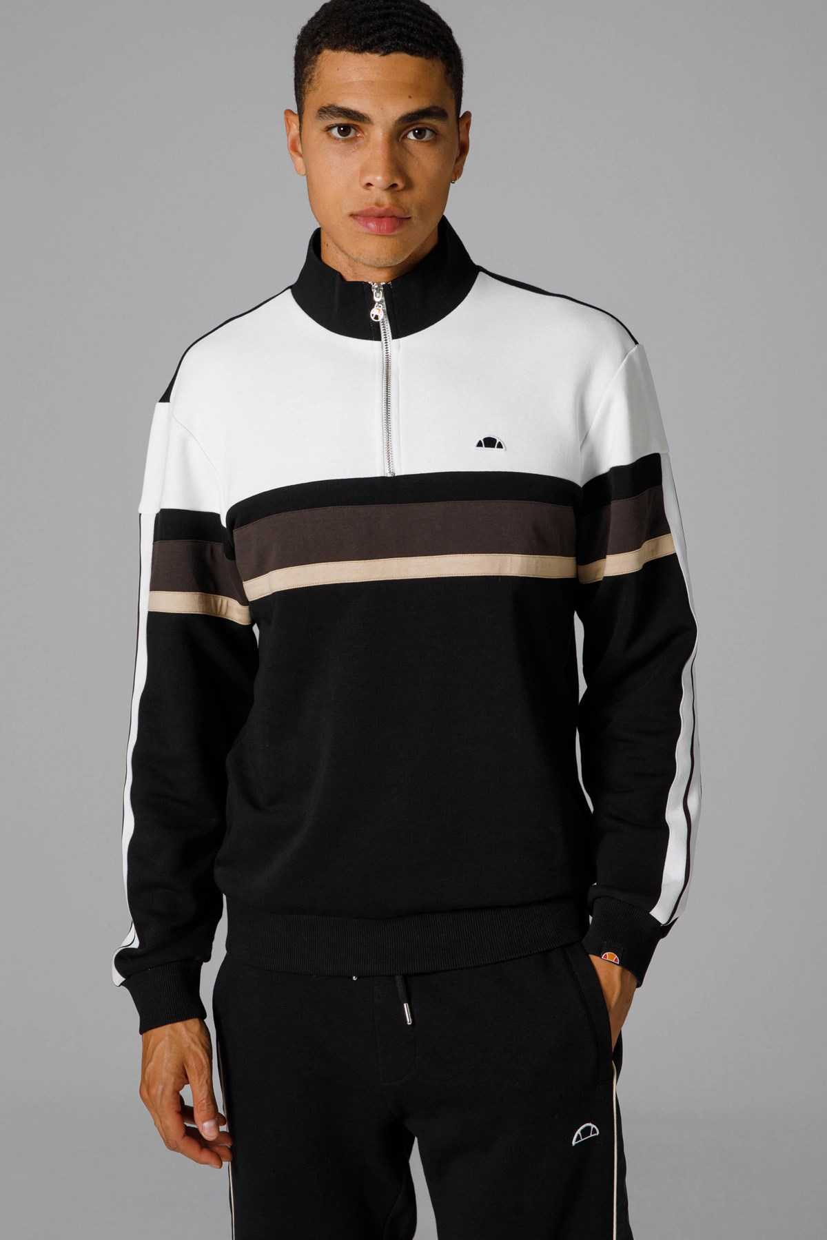 Ellesse Erkek Sweatshirt EM215-BK Siyah