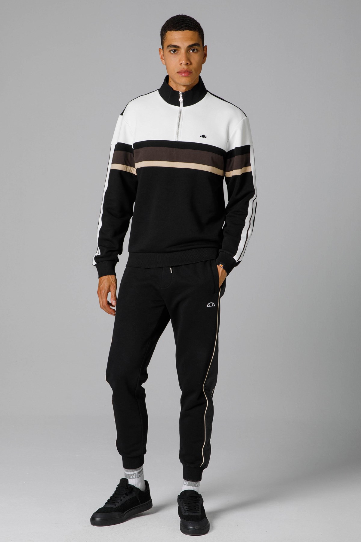 Ellesse Erkek Sweatshirt EM215-BK Siyah