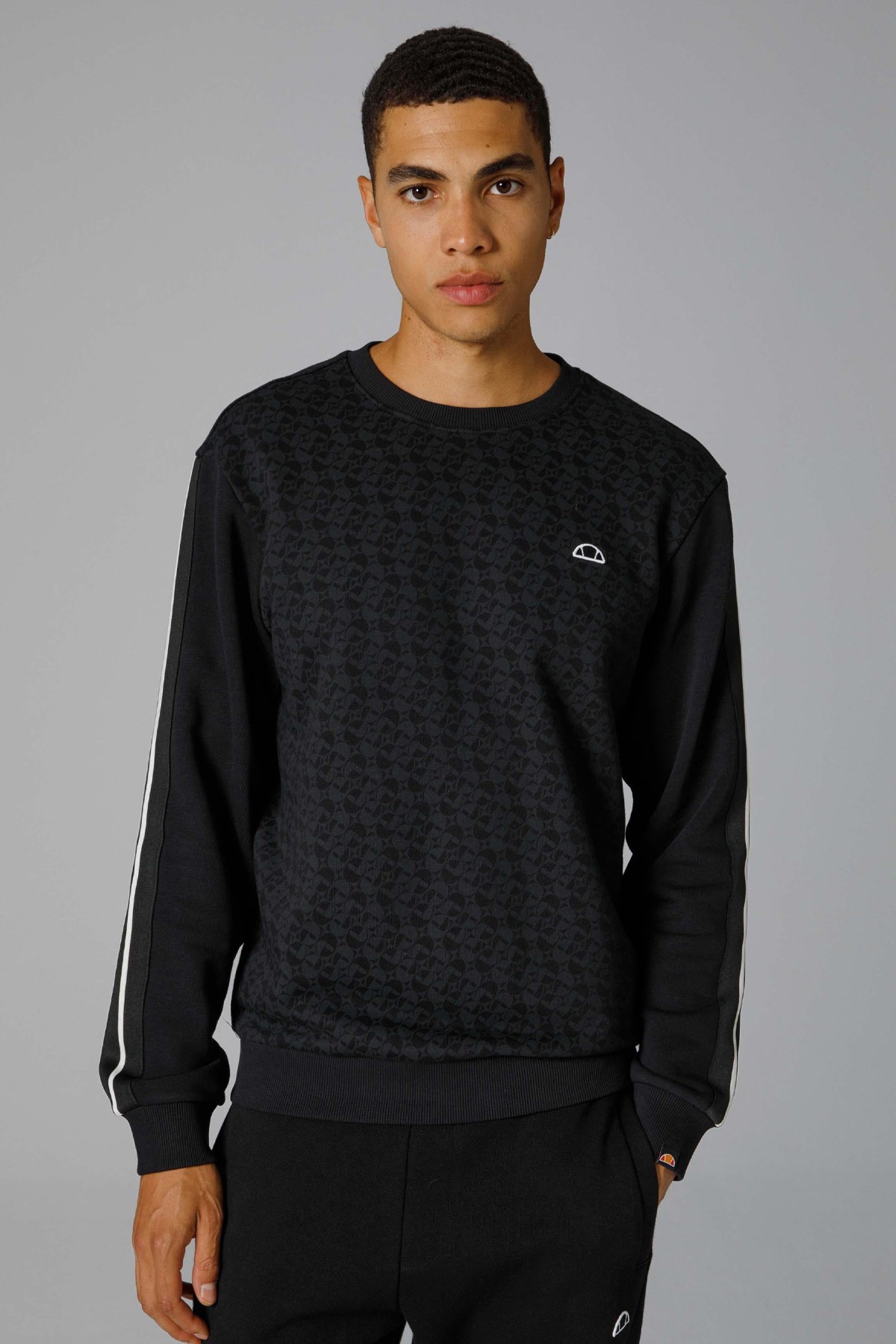 Ellesse Erkek Sweatshirt EM229-BK Siyah