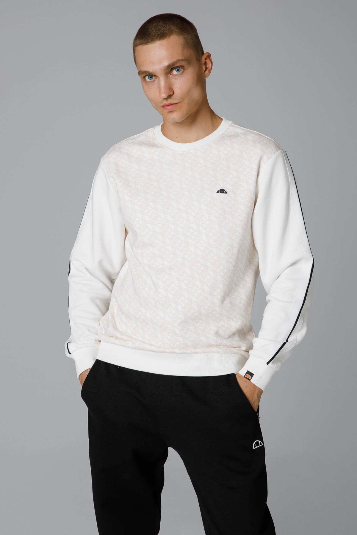 Ellesse Erkek Sweatshirt EM229-OF Beyaz