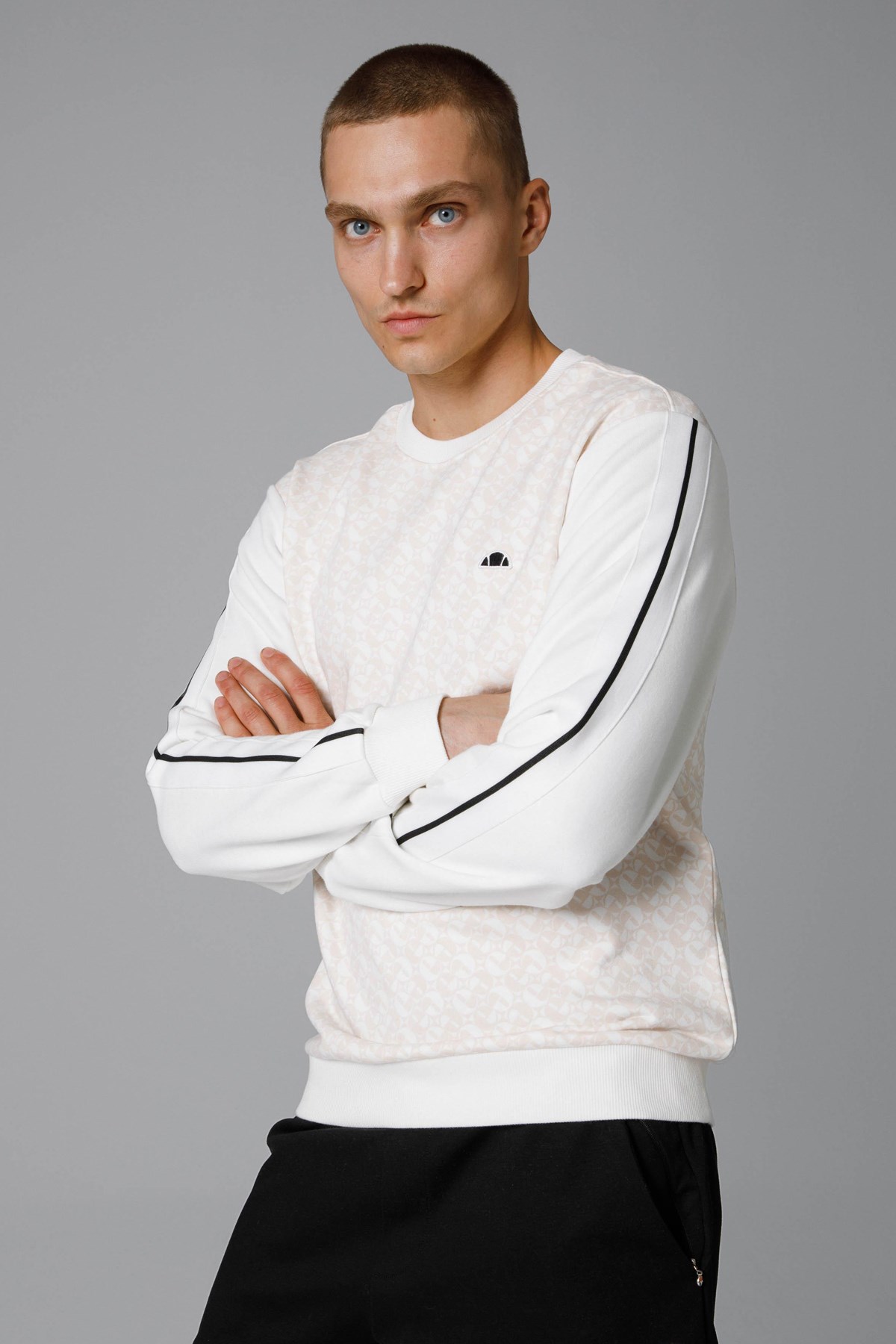 Ellesse Erkek Sweatshirt EM229-OF Beyaz
