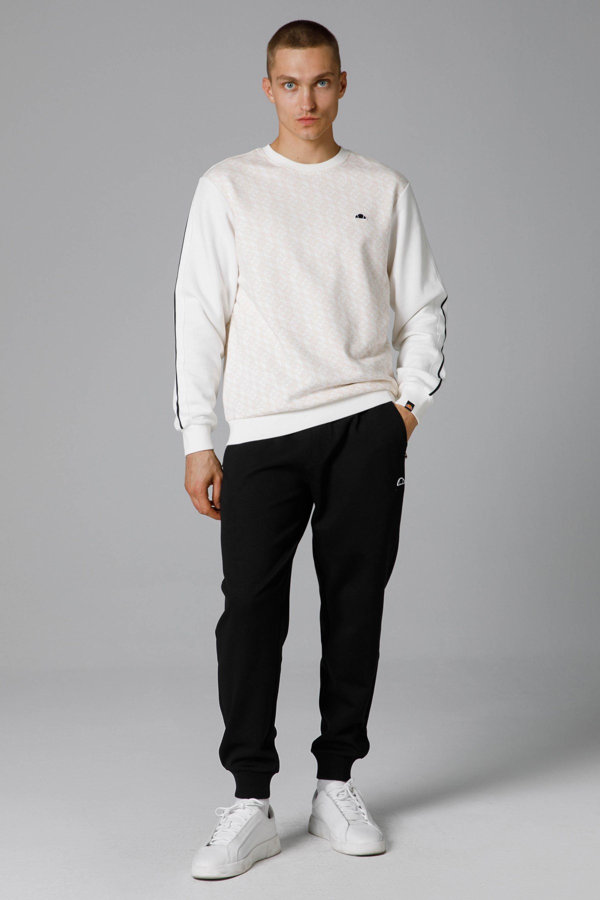 Ellesse Erkek Sweatshirt EM229-OF Beyaz
