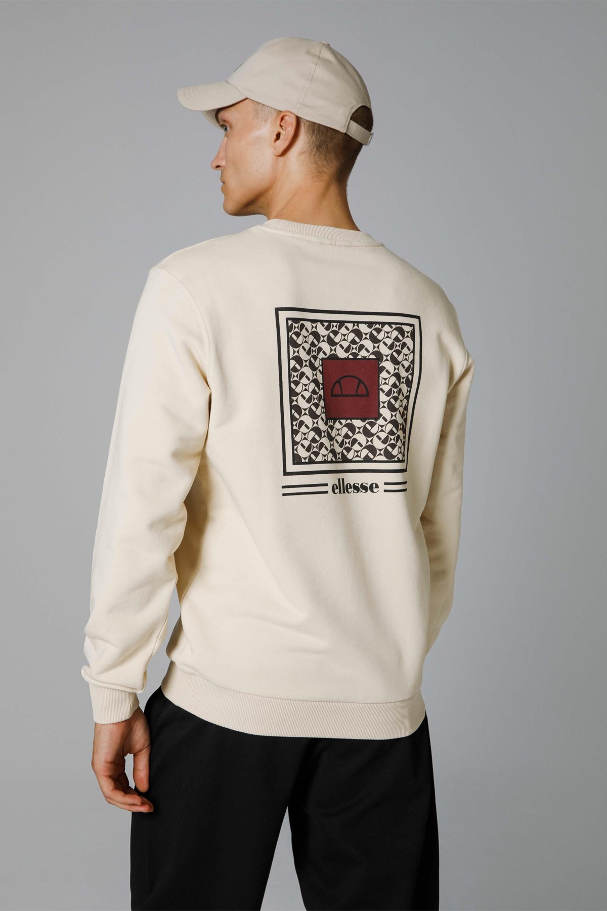 Ellesse Erkek Sweatshirt EM232-BG Bej