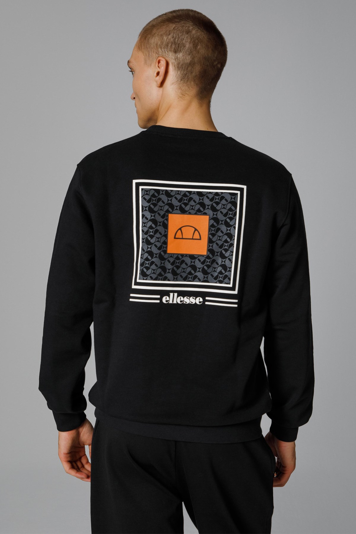 Ellesse Erkek Sweatshirt EM232-BK Siyah