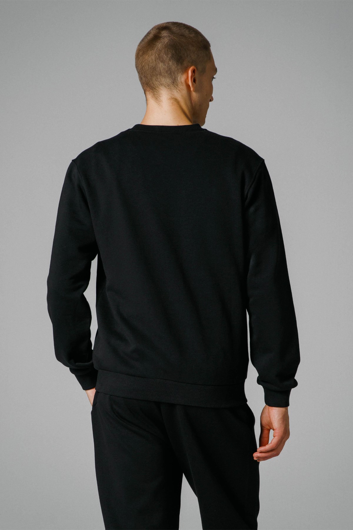 Ellesse Erkek Sweatshirt EM255-BK Siyah