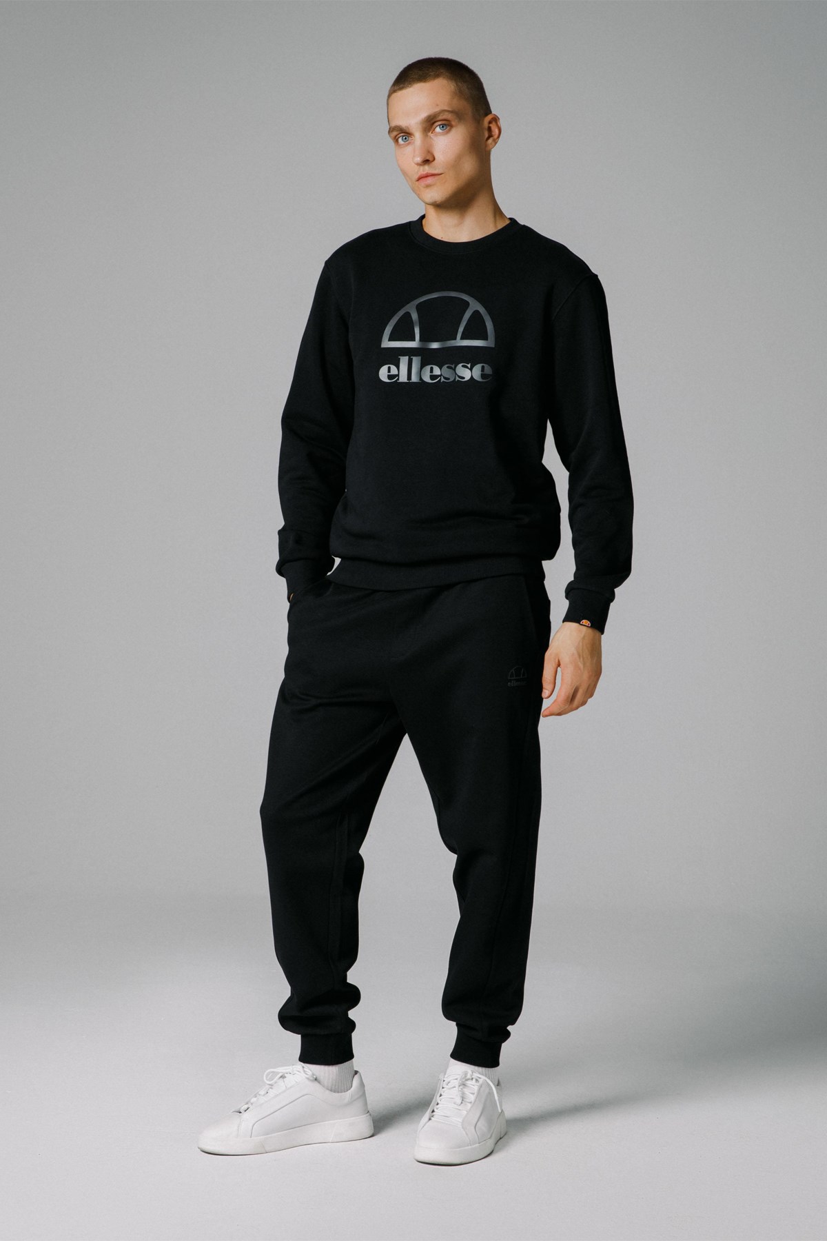 Ellesse Erkek Sweatshirt EM255-BK Siyah