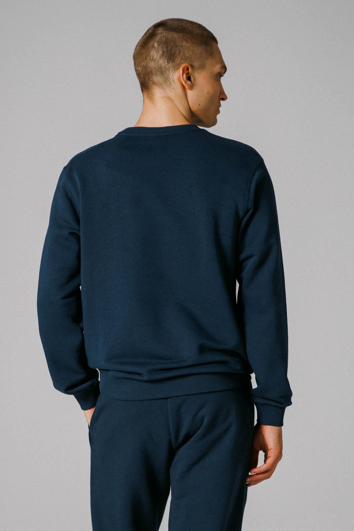 Ellesse Erkek Sweatshirt EM255-NV Lacivert